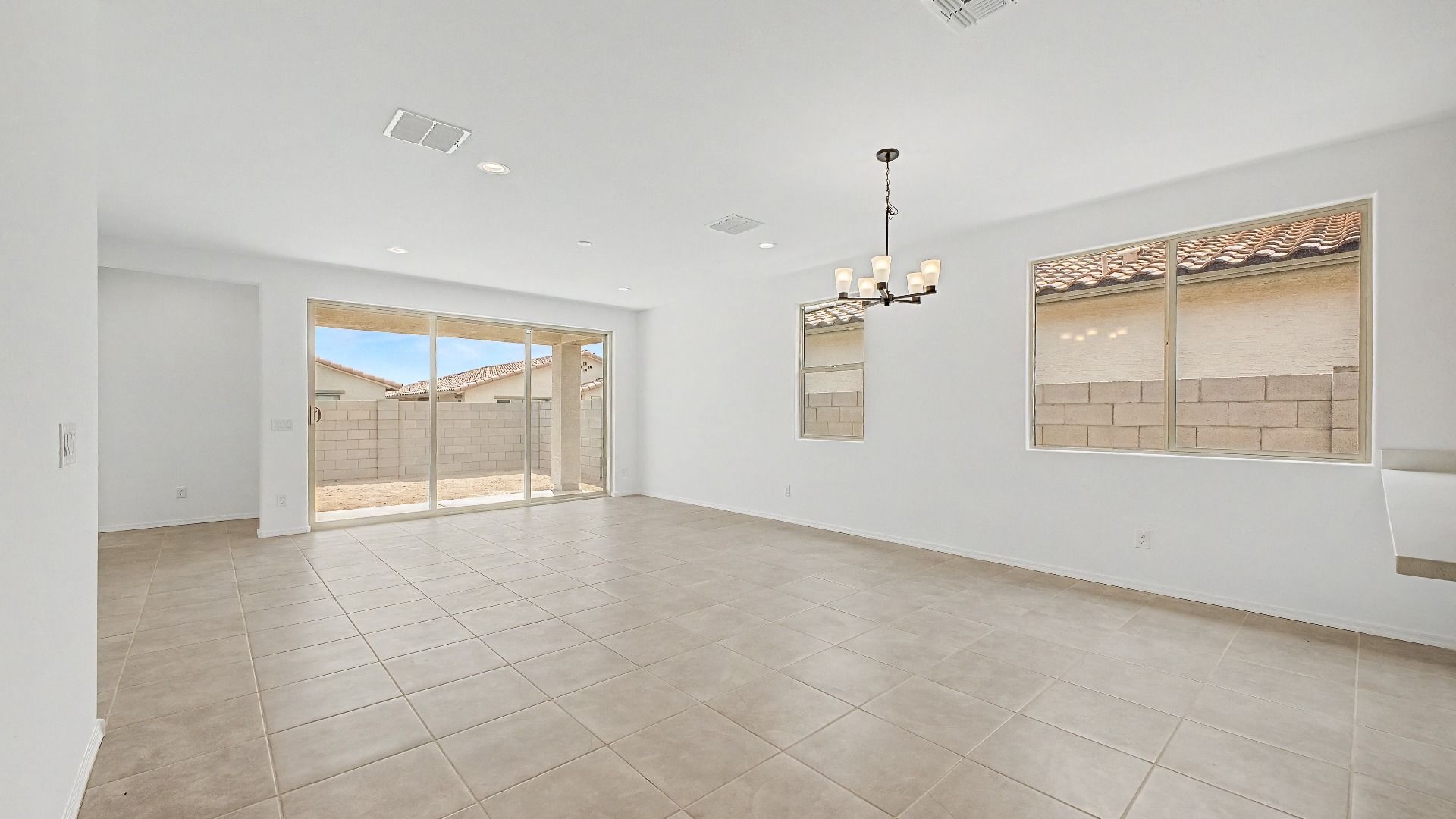 Larkspur Home Plan - Dining and Great Room
