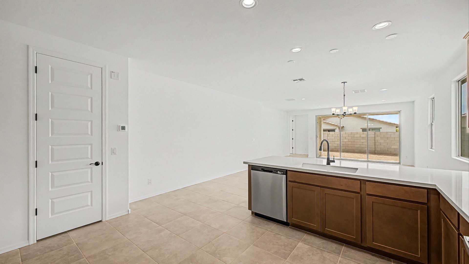 Larkspur Home Plan - Kitchen and Great Room
