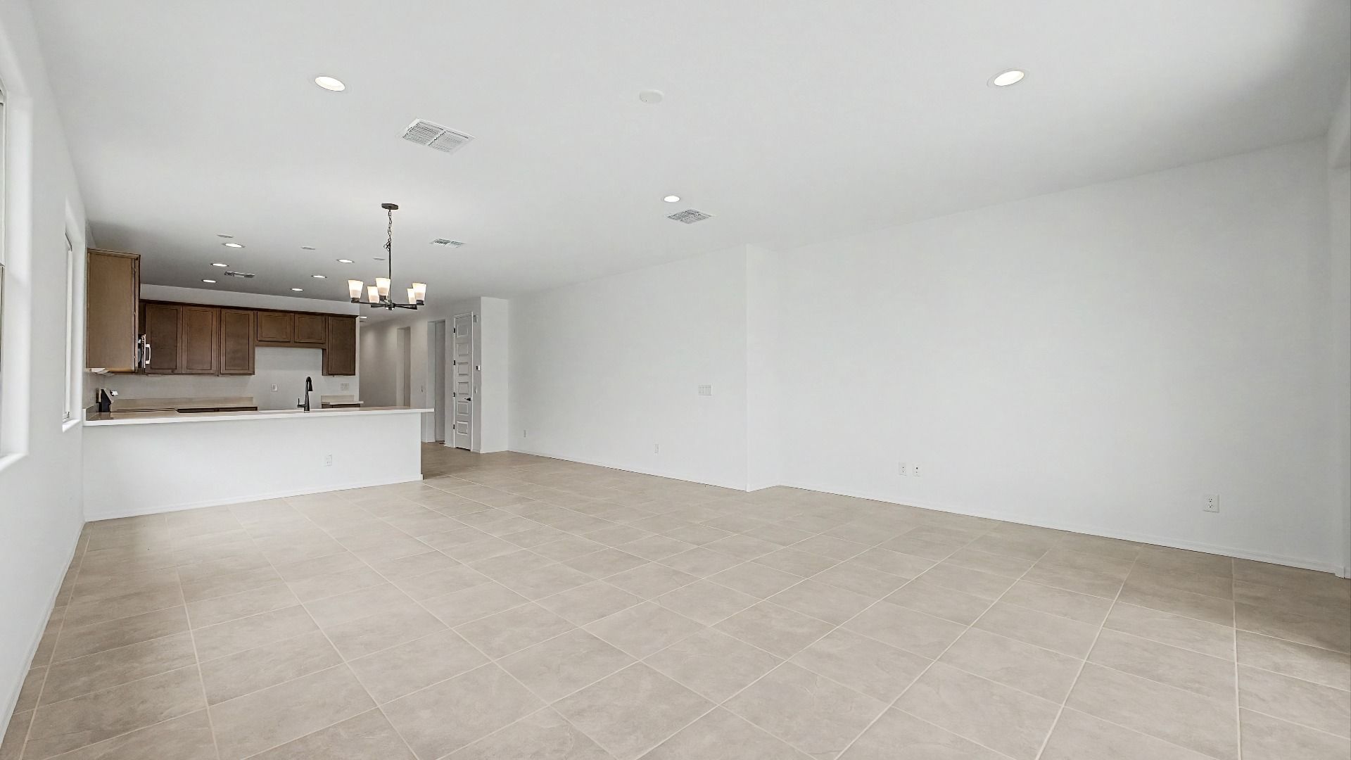 Larkspur Home Plan - Great Room and Kitchen