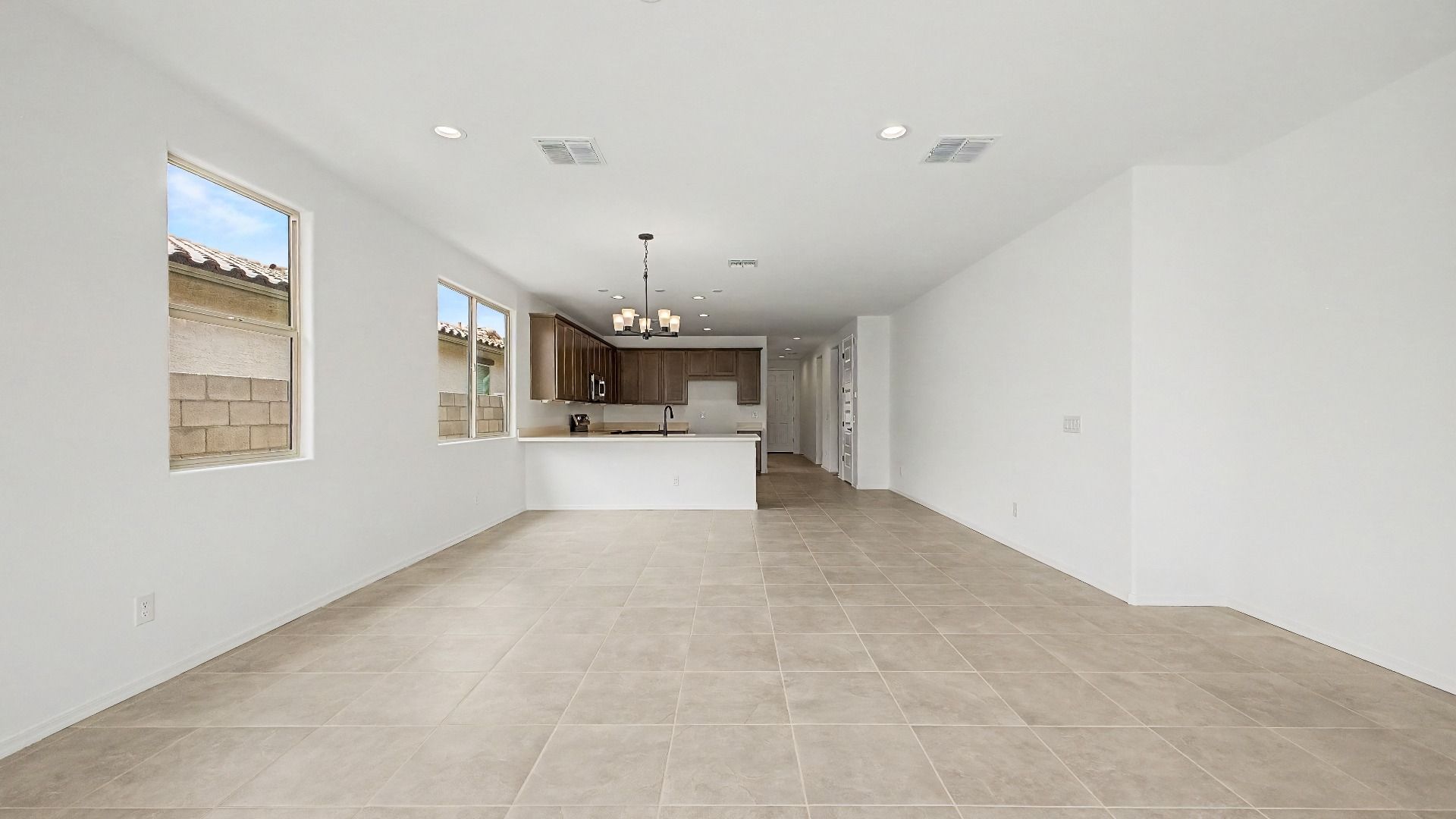 Larkspur Home Plan - Great Room and Dining