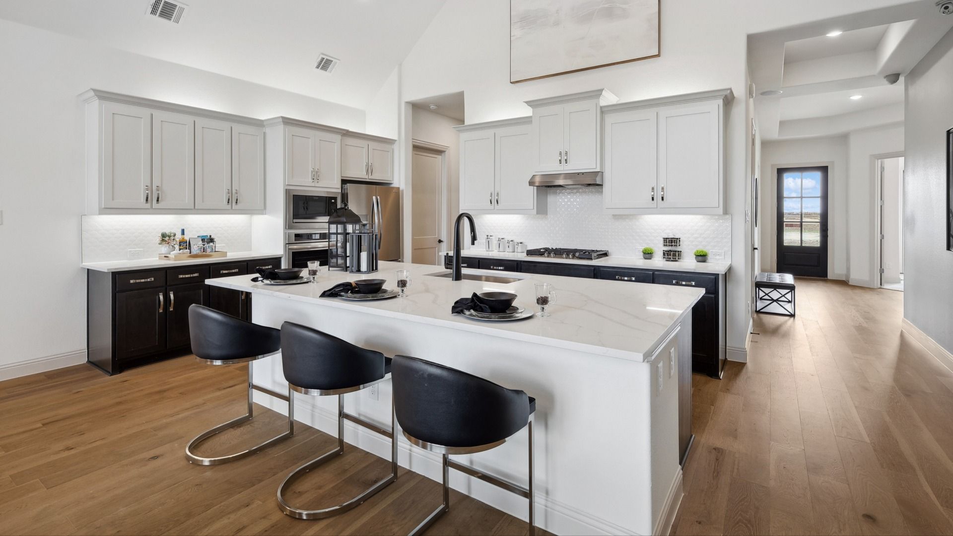 Model home photos of similar floorplans, not pictures of actual home.