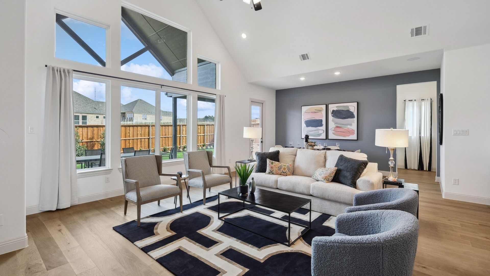 Model home photos of similar floorplans, not pictures of actual home.