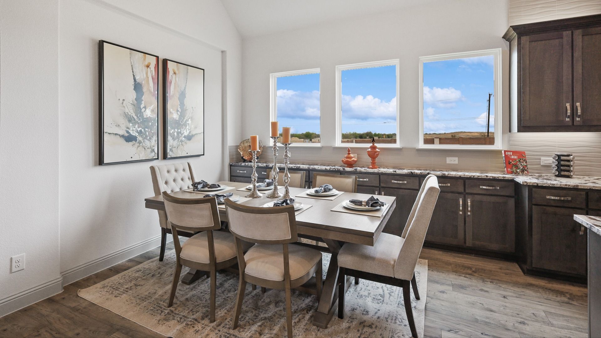 Model home photos of similar floorplans, not pictures of actual home.