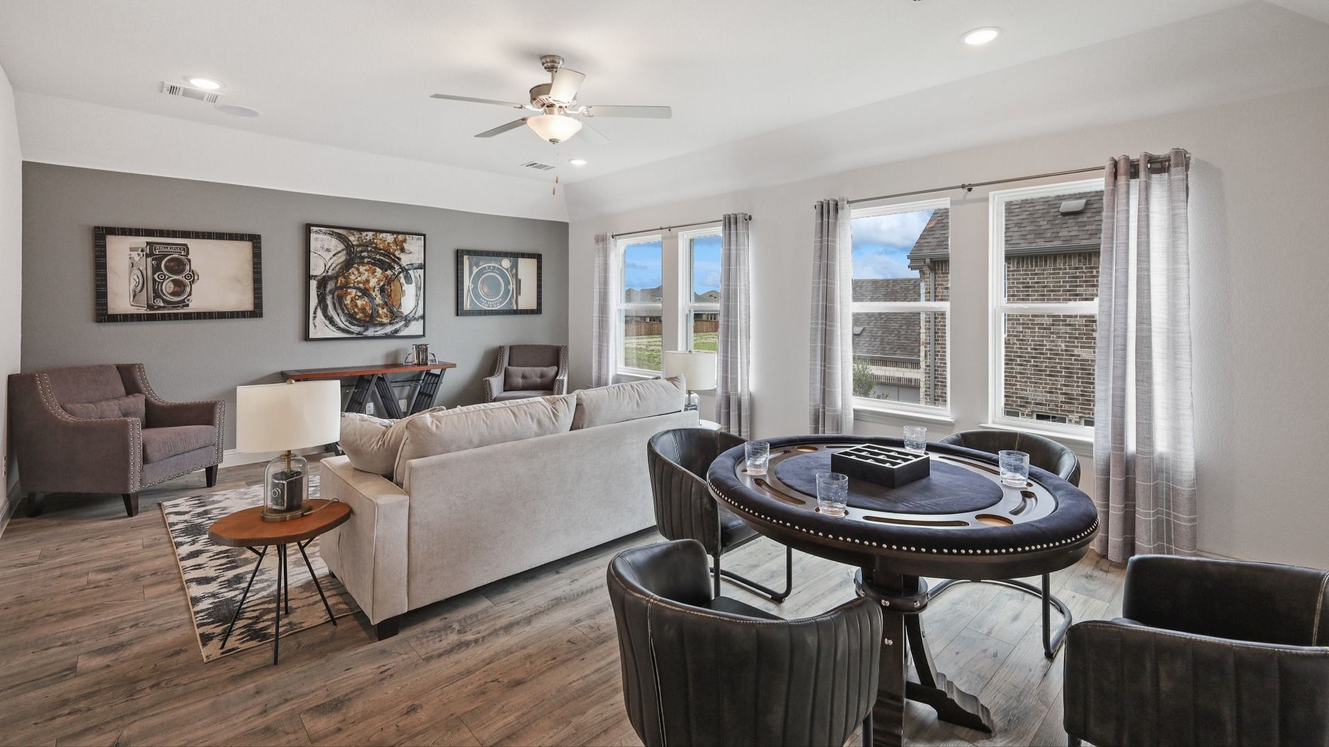 Model home photos of similar floorplans, not pictures of actual home.