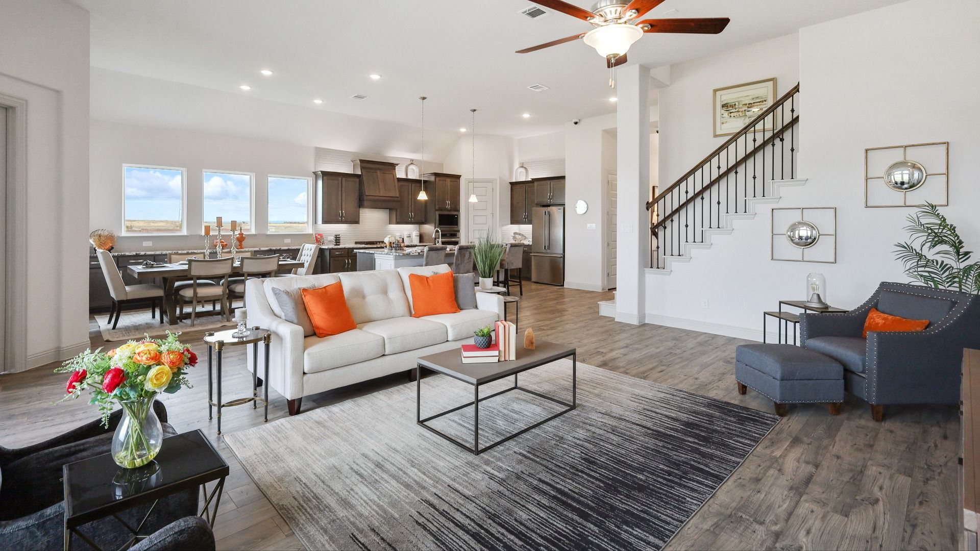 Model home photos of similar floorplans, not pictures of actual home.