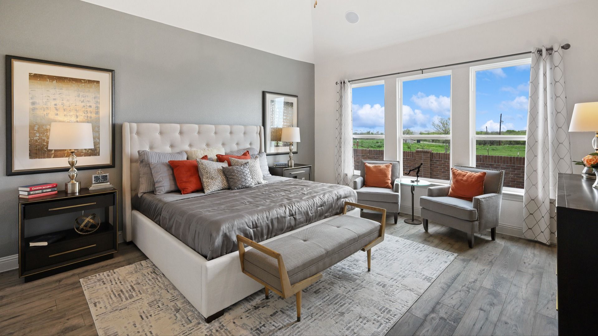 Model home photos of similar floorplans, not pictures of actual home.