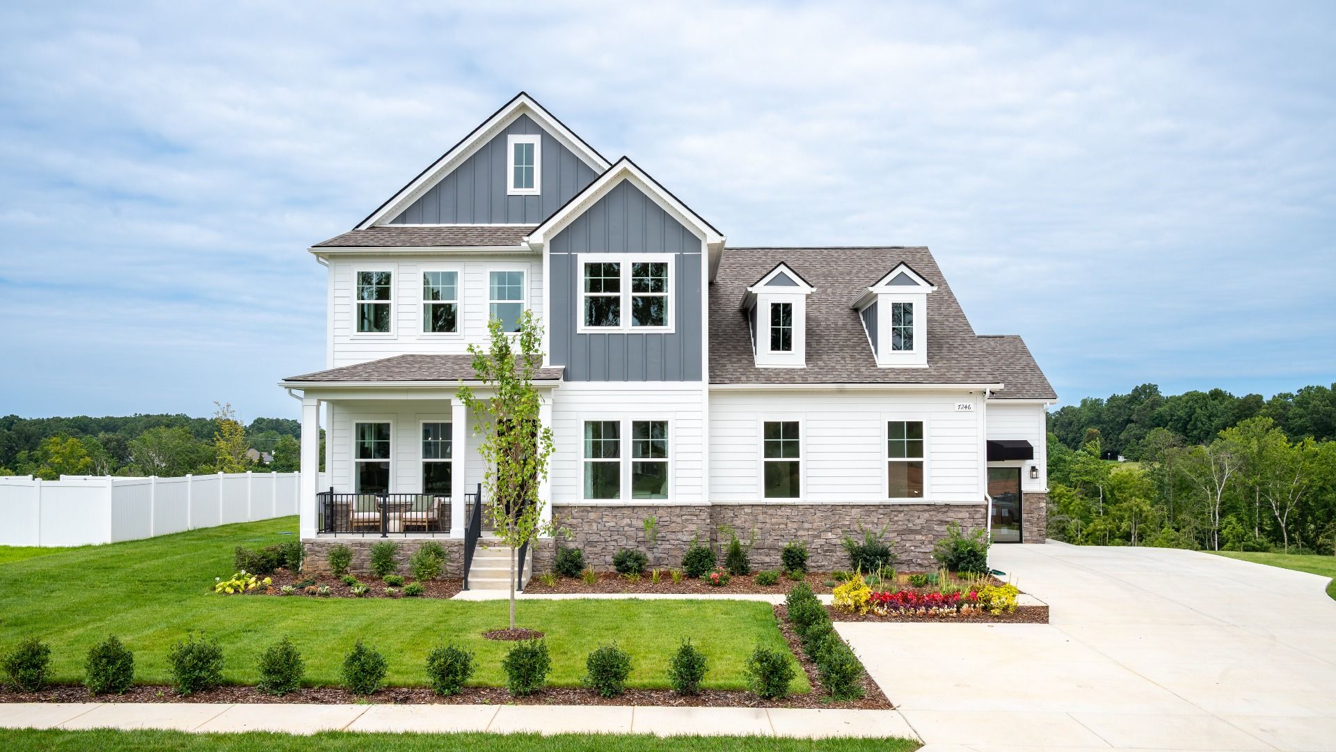 Elate II Model Home at Richvale Estates in Fariview, TN
