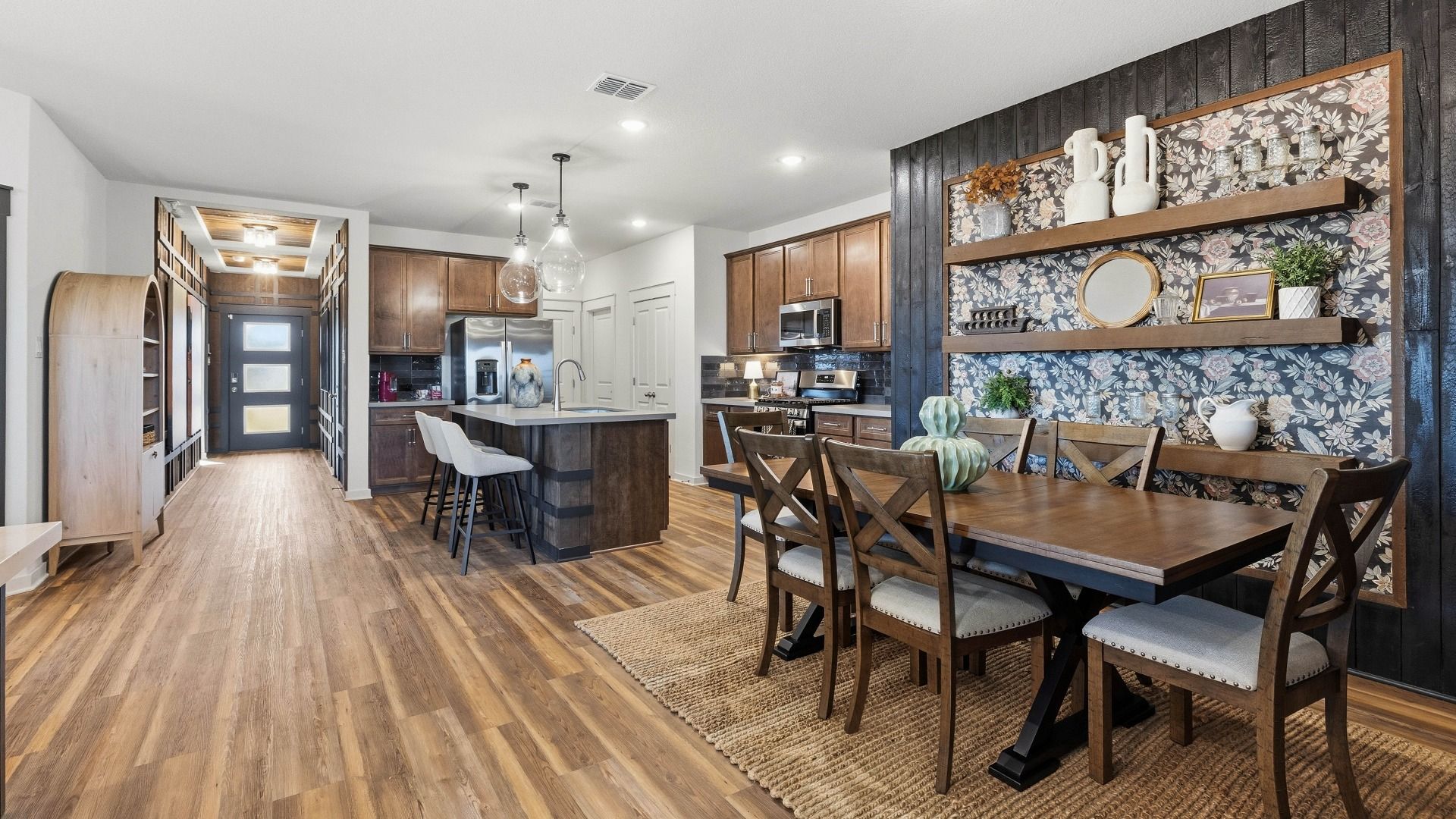 Model home photos of similar floorplans, not pictures of actual home.