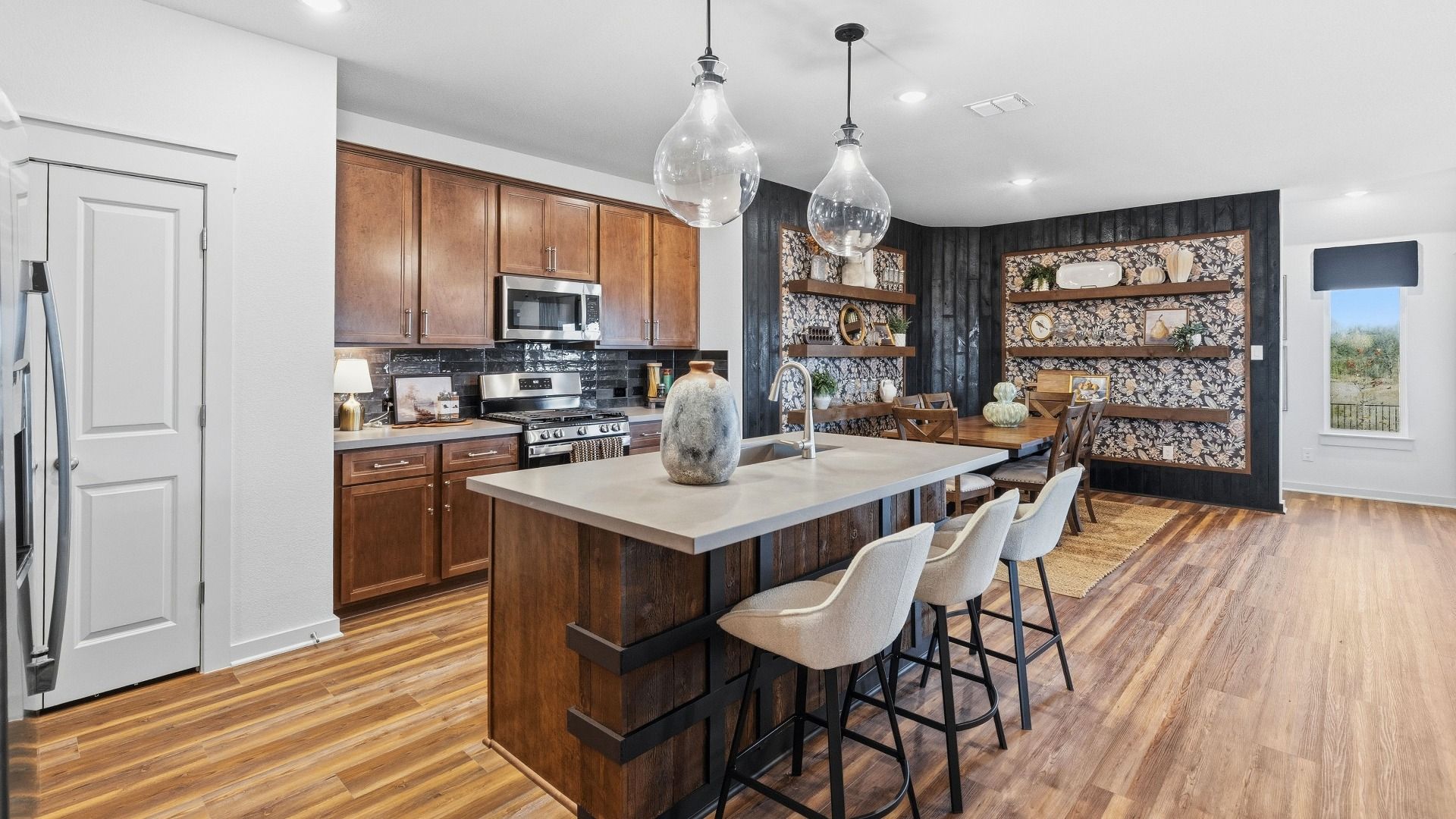 Model home photos of similar floorplans, not pictures of actual home.