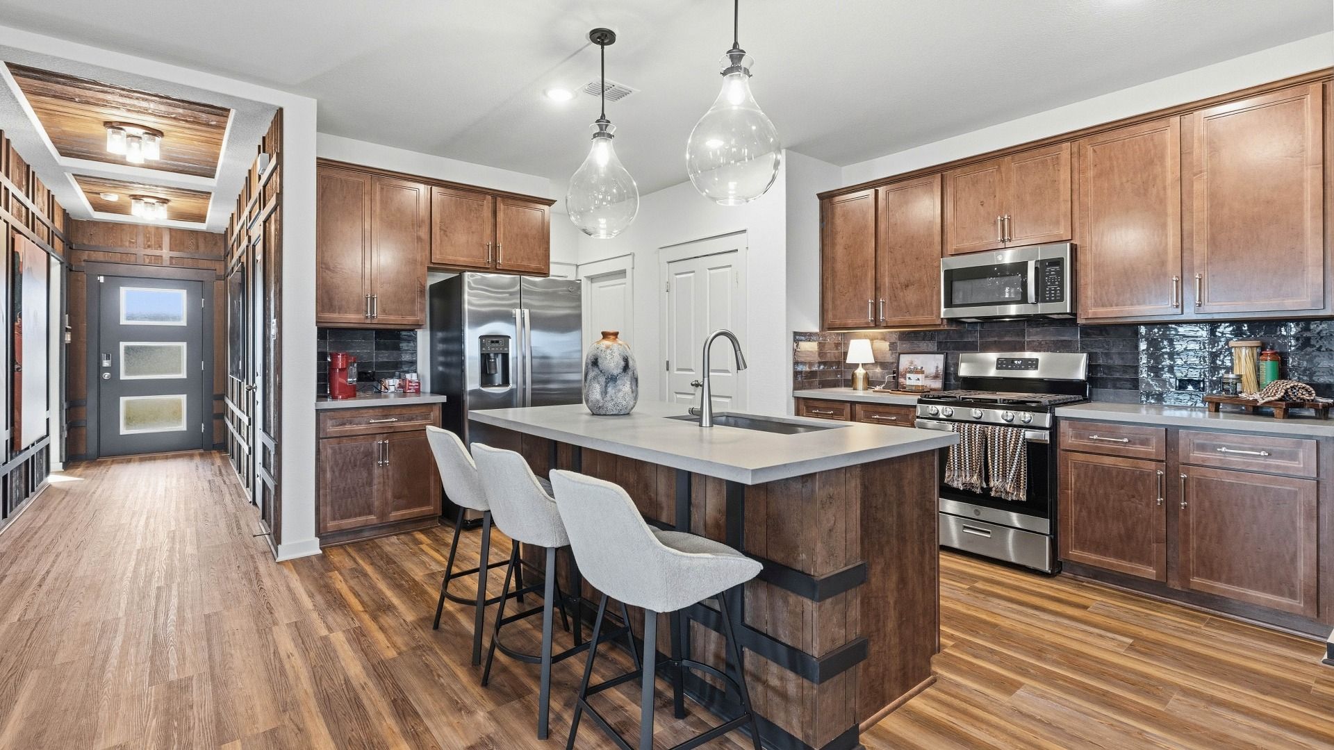 Model home photos of similar floorplans, not pictures of actual home.