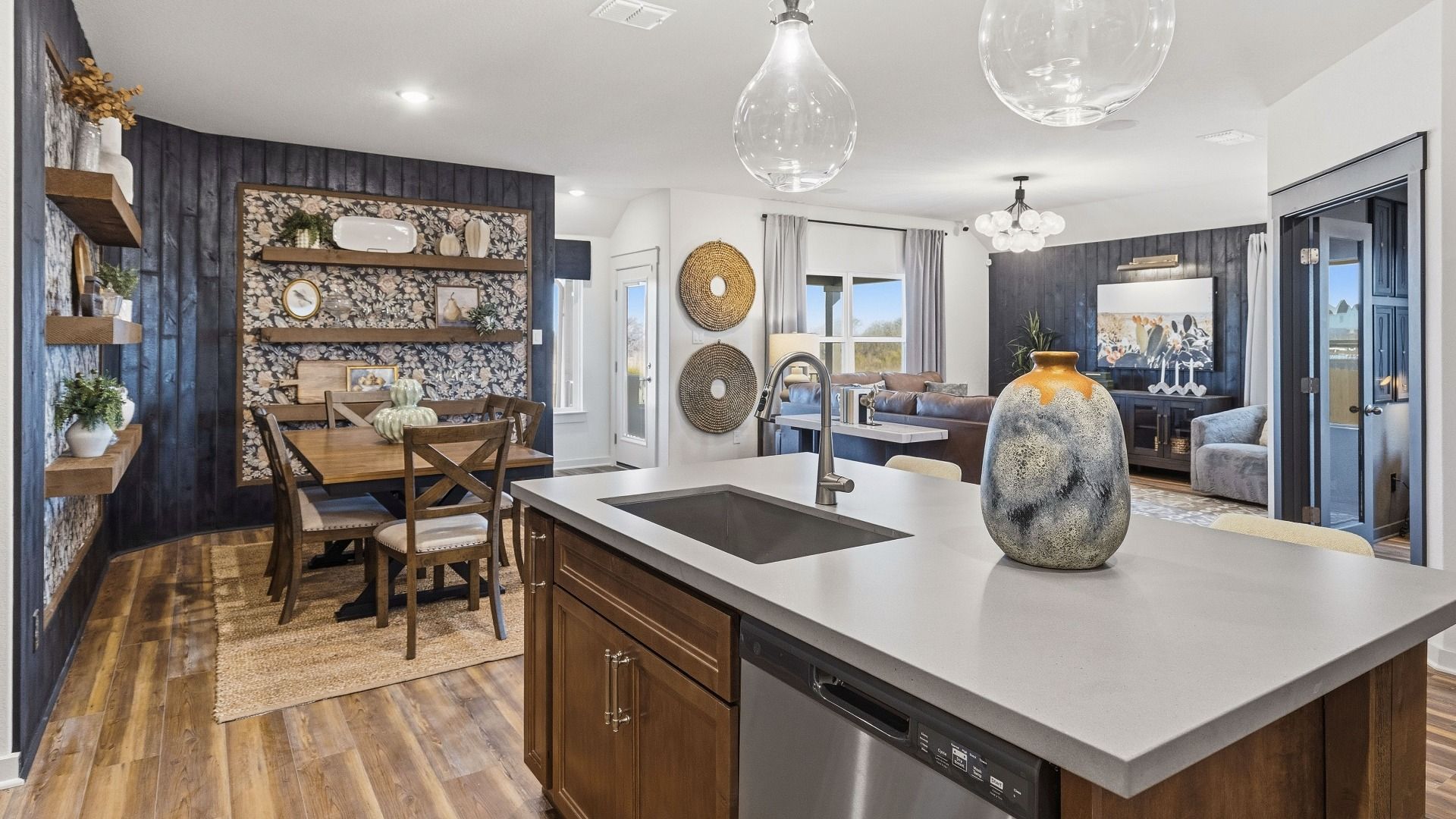 Model home photos of similar floorplans, not pictures of actual home.
