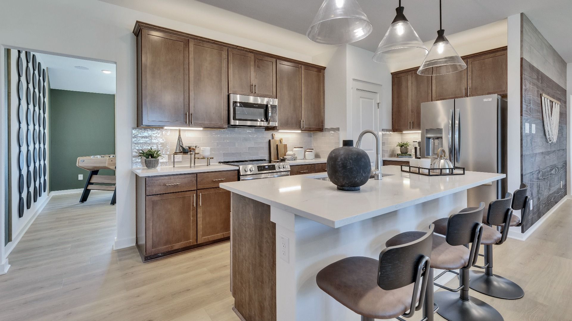 Model home photos of similar floorplans, not pictures of actual home.