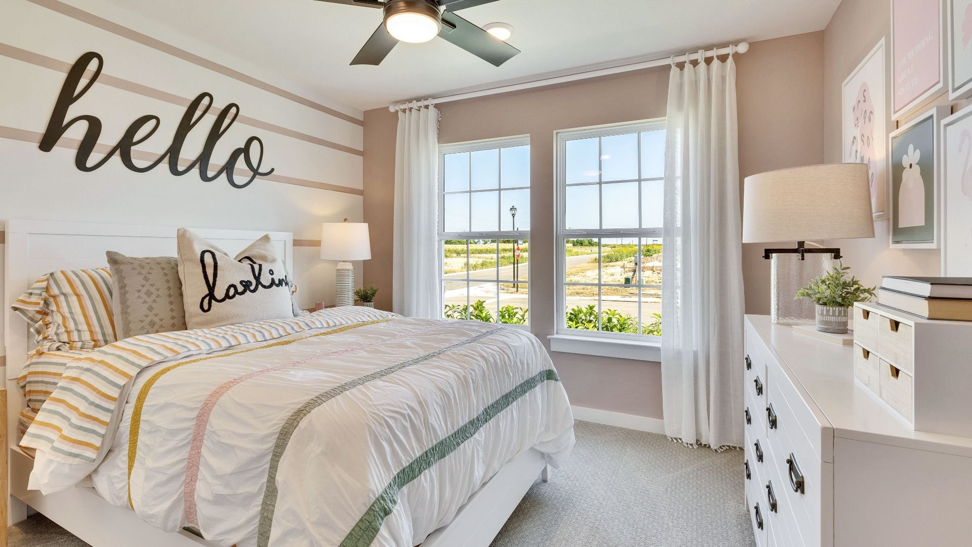 Model home photos of similar floorplans, not pictures of actual home.