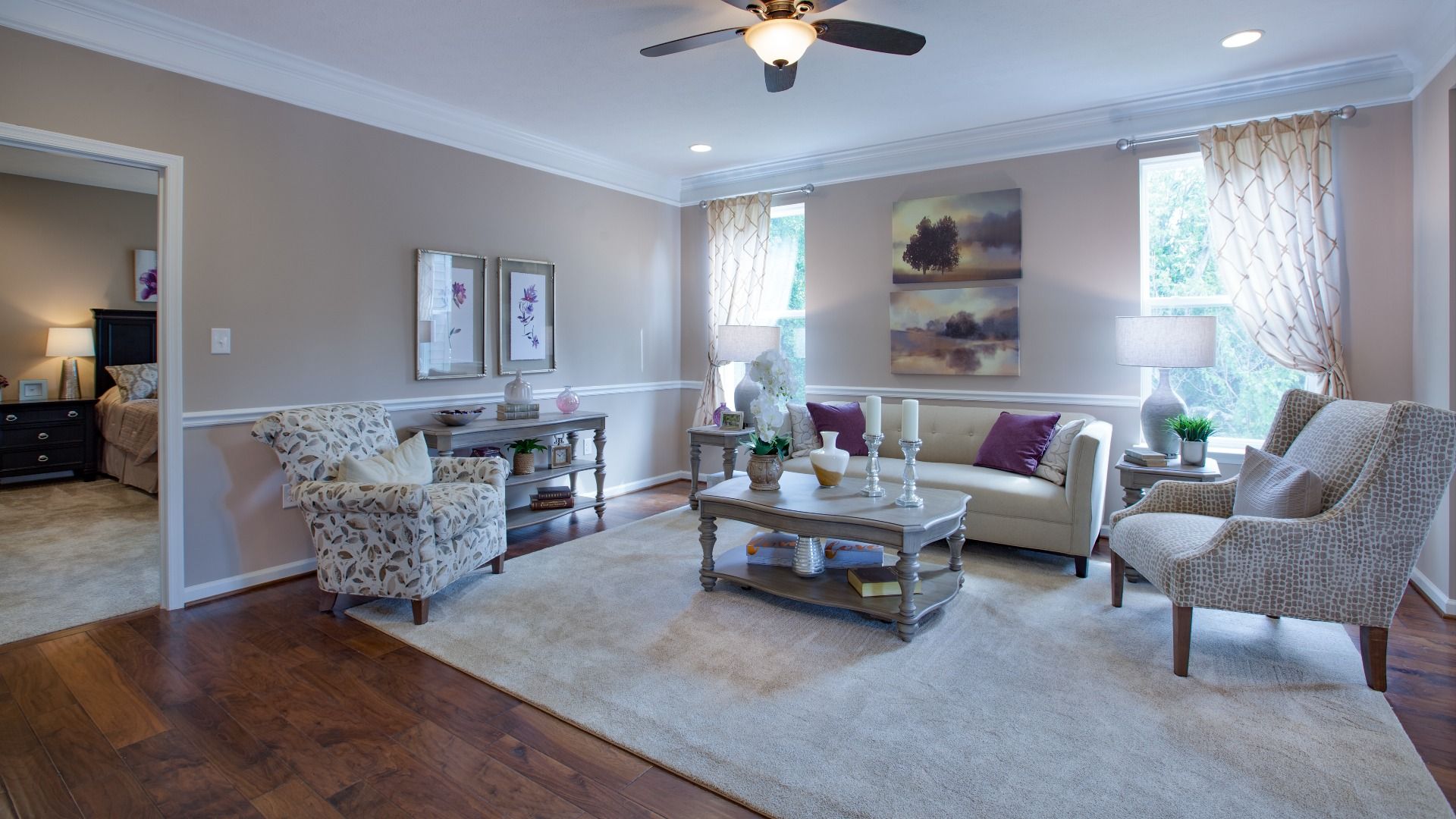 Model home photos of similar floorplans, not pictures of actual home.