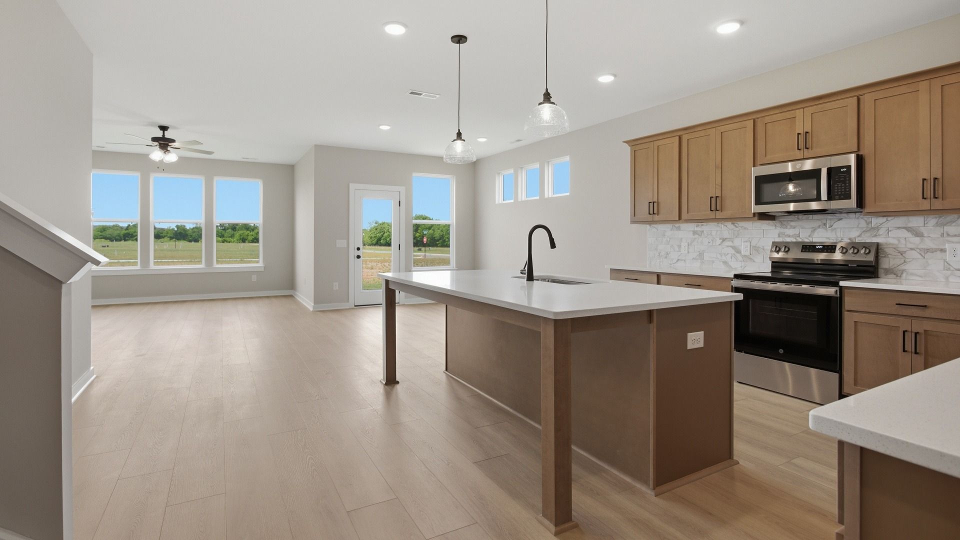 Large kitchen featured in the Lassiter plan