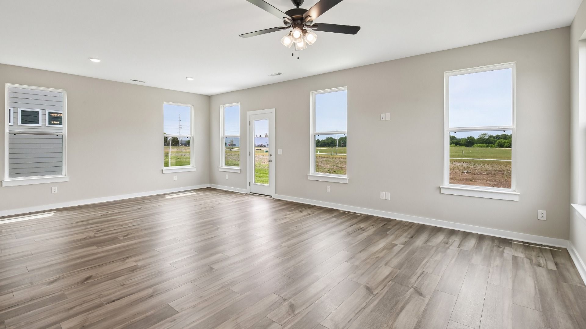 Image of First Floor with hard surface flooring and bright natural light through windows