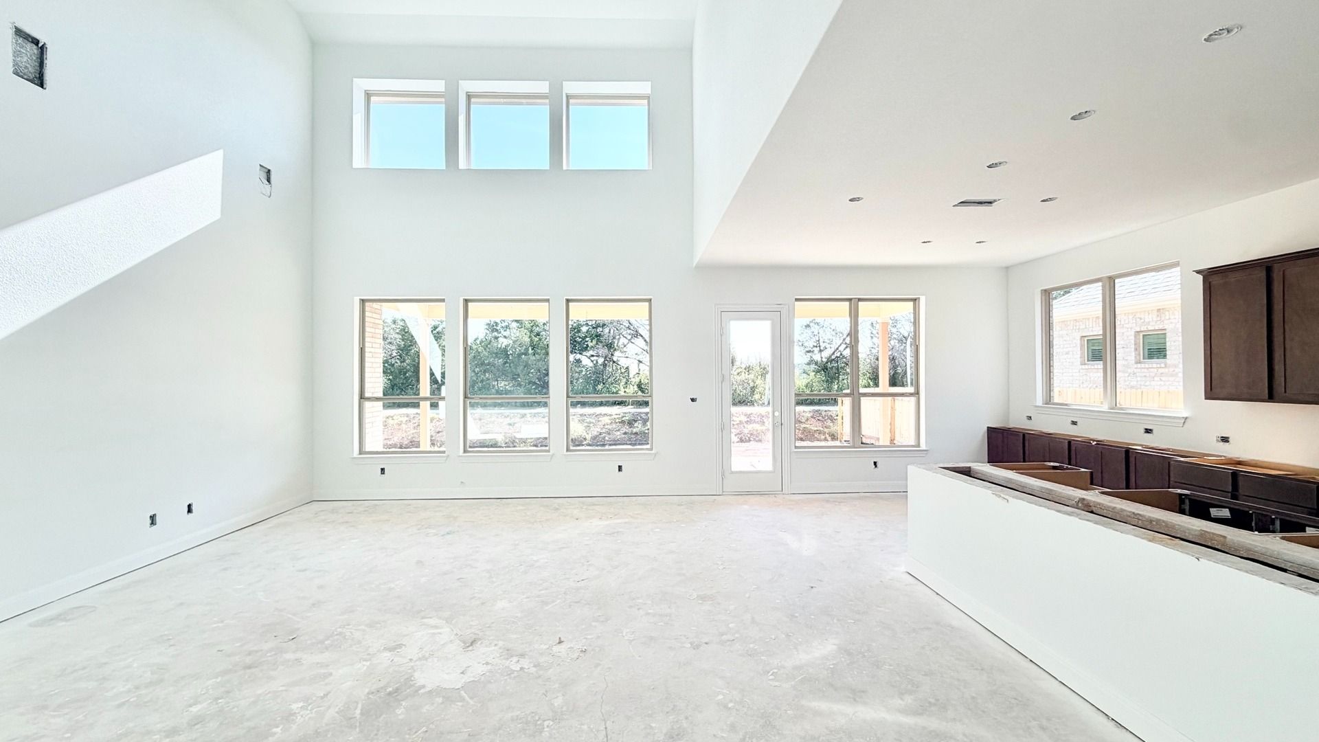 Actual home under construction