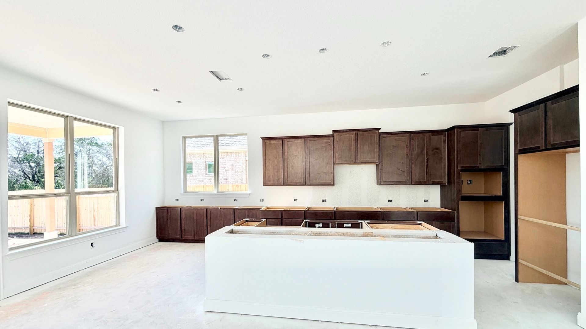 Actual home under construction