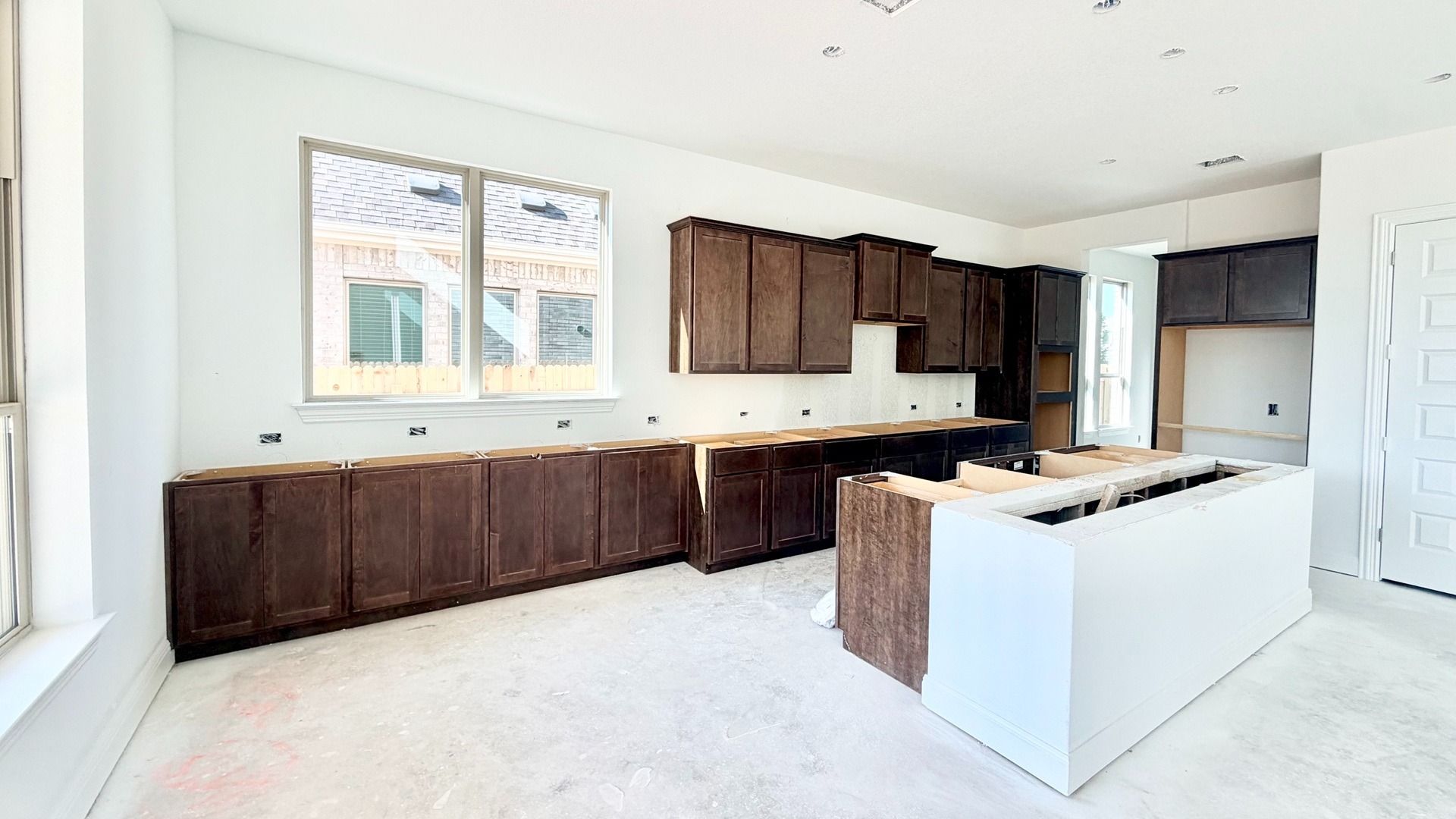 Actual home under construction