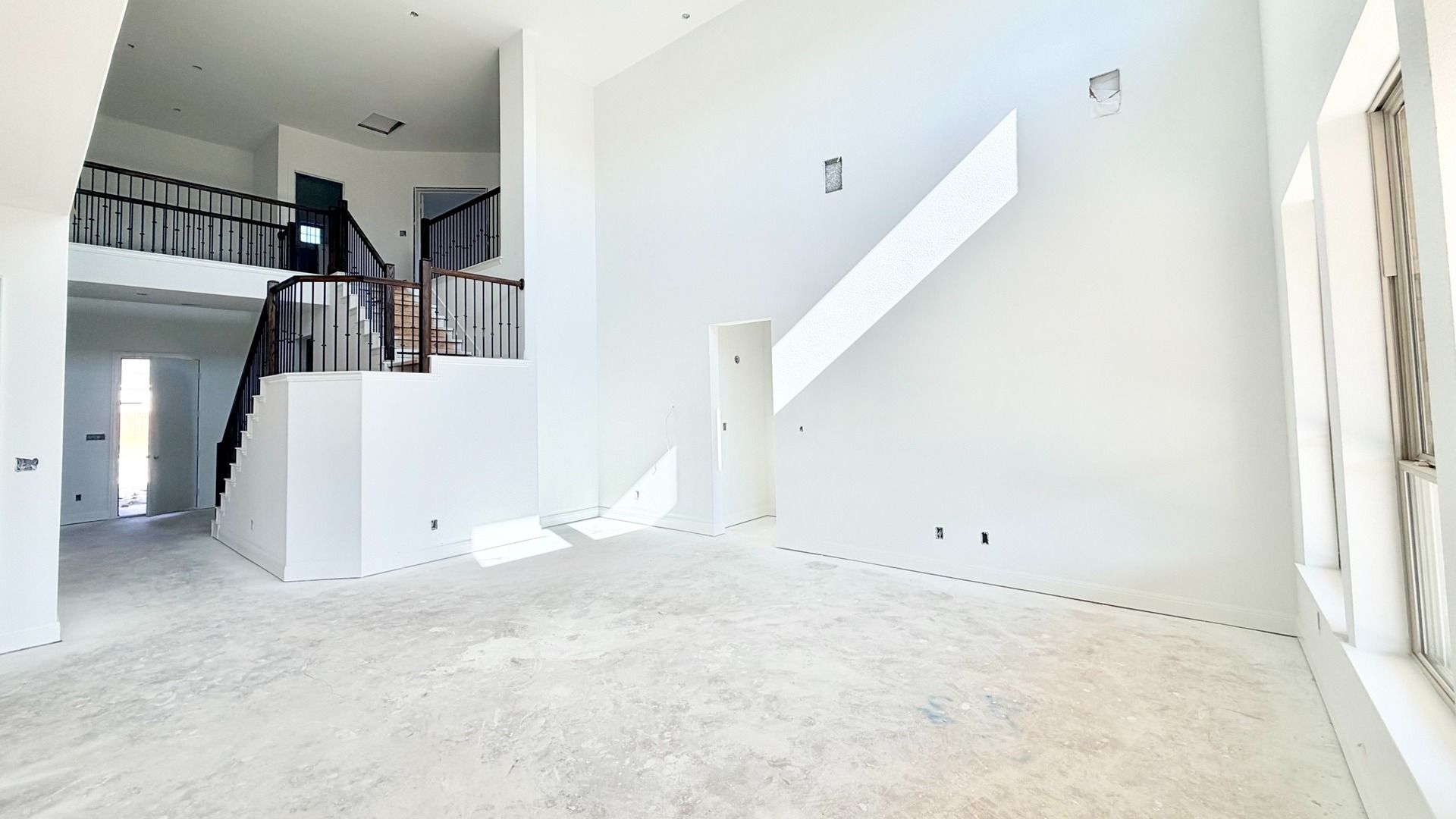 Actual home under construction