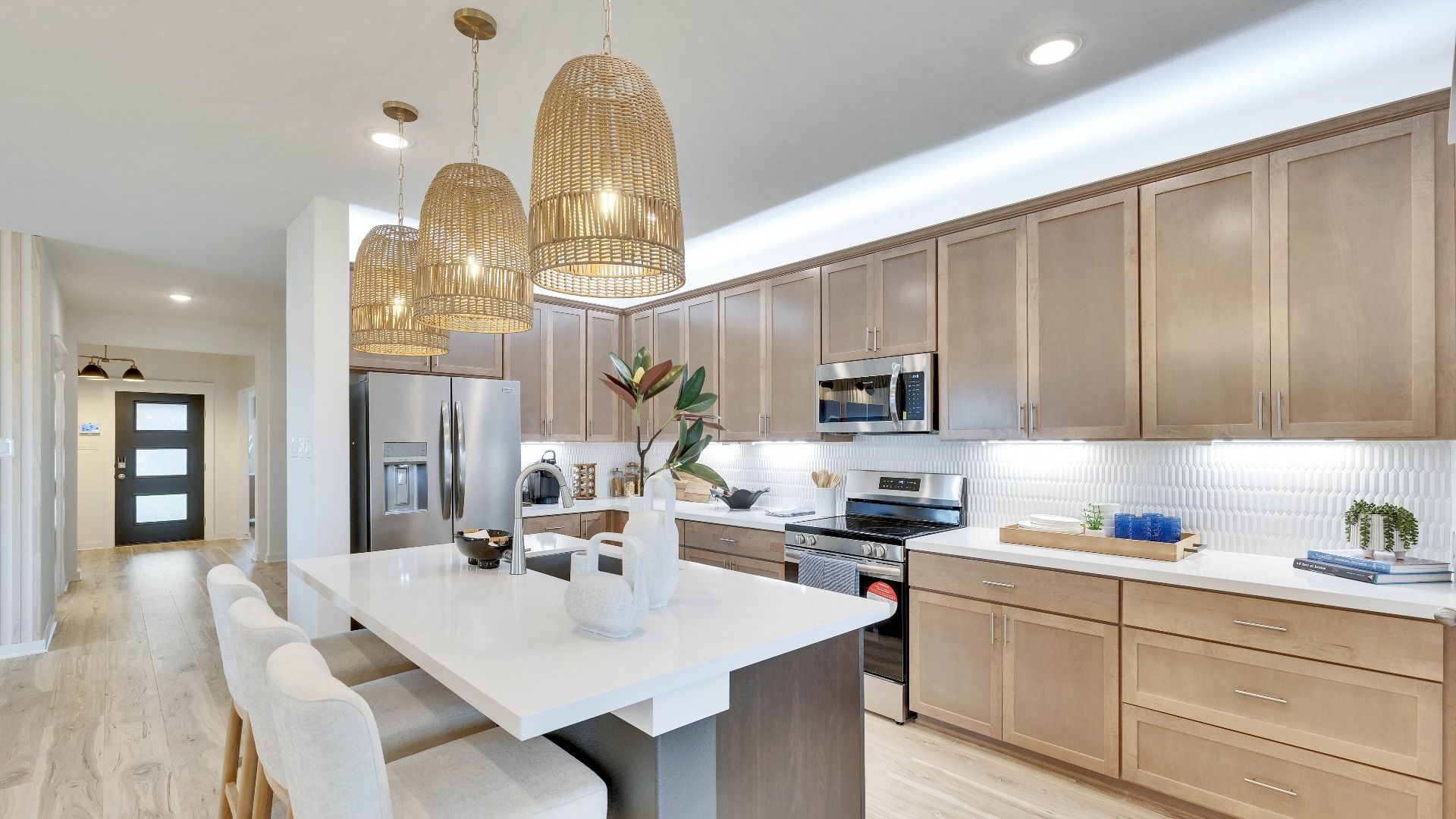 Model home photos of similar floorplans, not pictures of actual home.