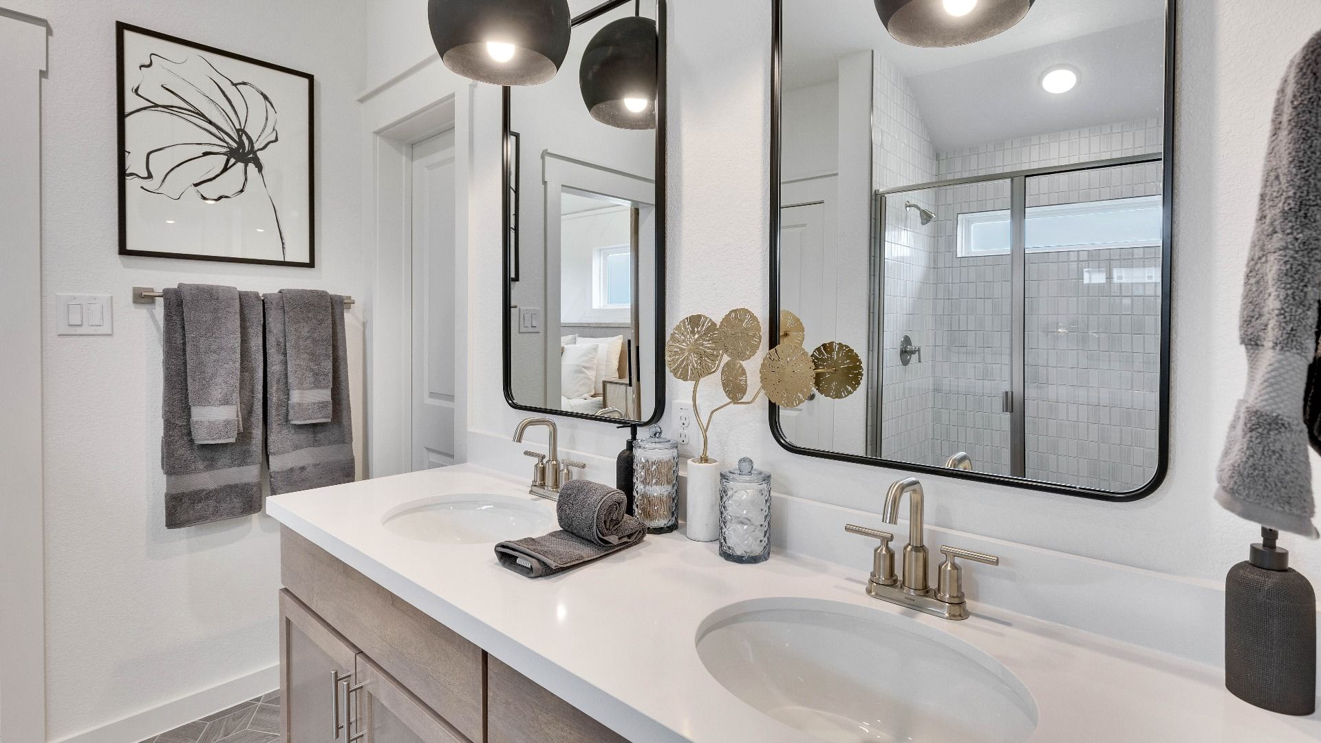 Model home photos of similar floorplans, not pictures of actual home.