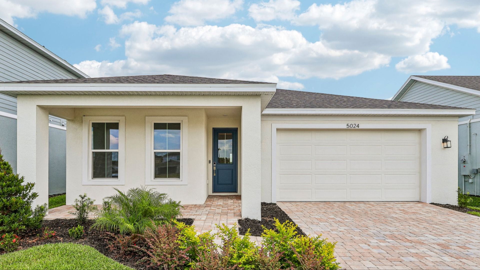 Buttonwood Floor Plan Elevation Front Exterior