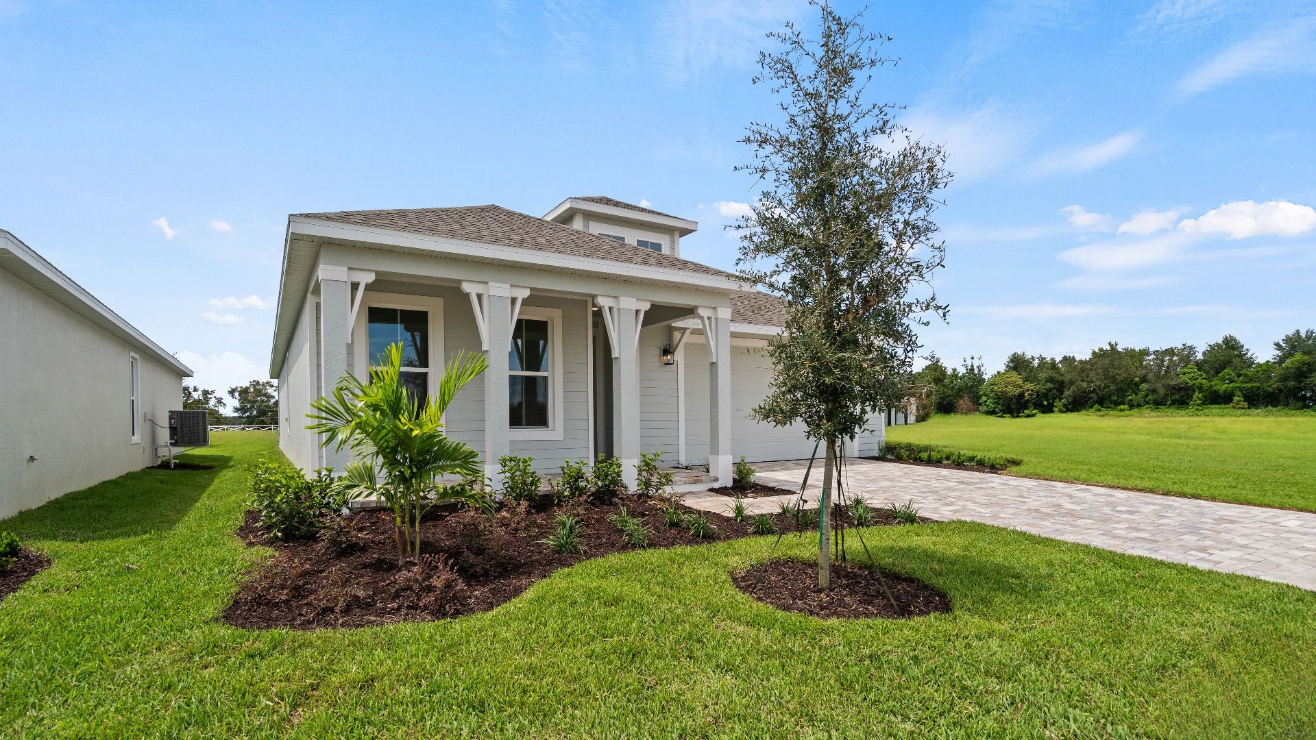 Buttonwood Elevation Floor Plan by DRB Homes in Ardisia Park in New Smyrna Beach