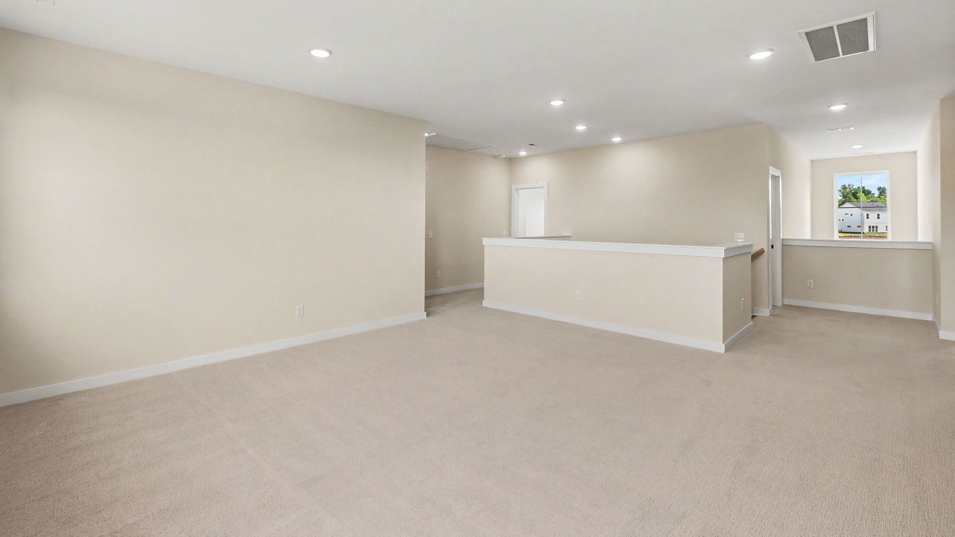 Large second floor loft for movie and game nights