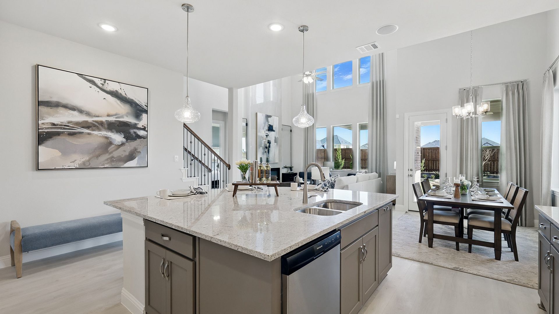 Model home photos of similar floorplans, not pictures of actual home.
