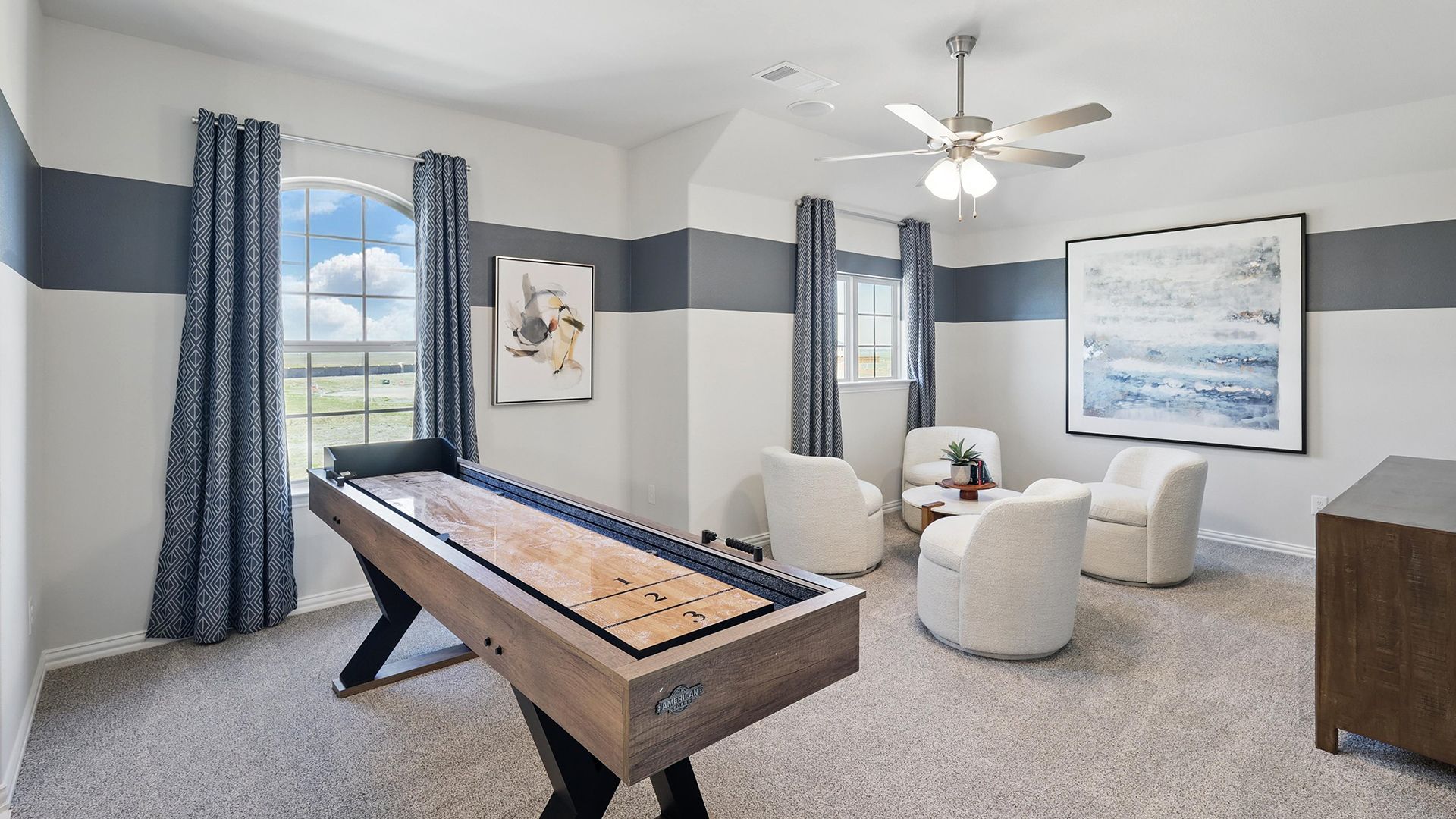 Model home photos of similar floorplans, not pictures of actual home.
