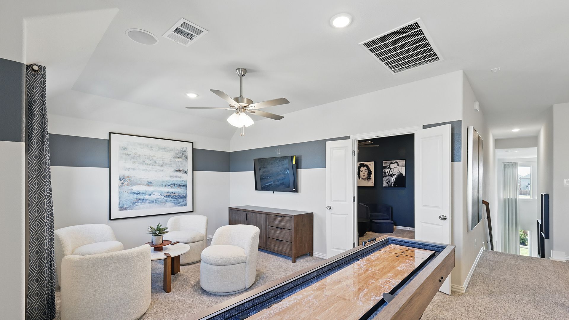 Model home photos of similar floorplans, not pictures of actual home.