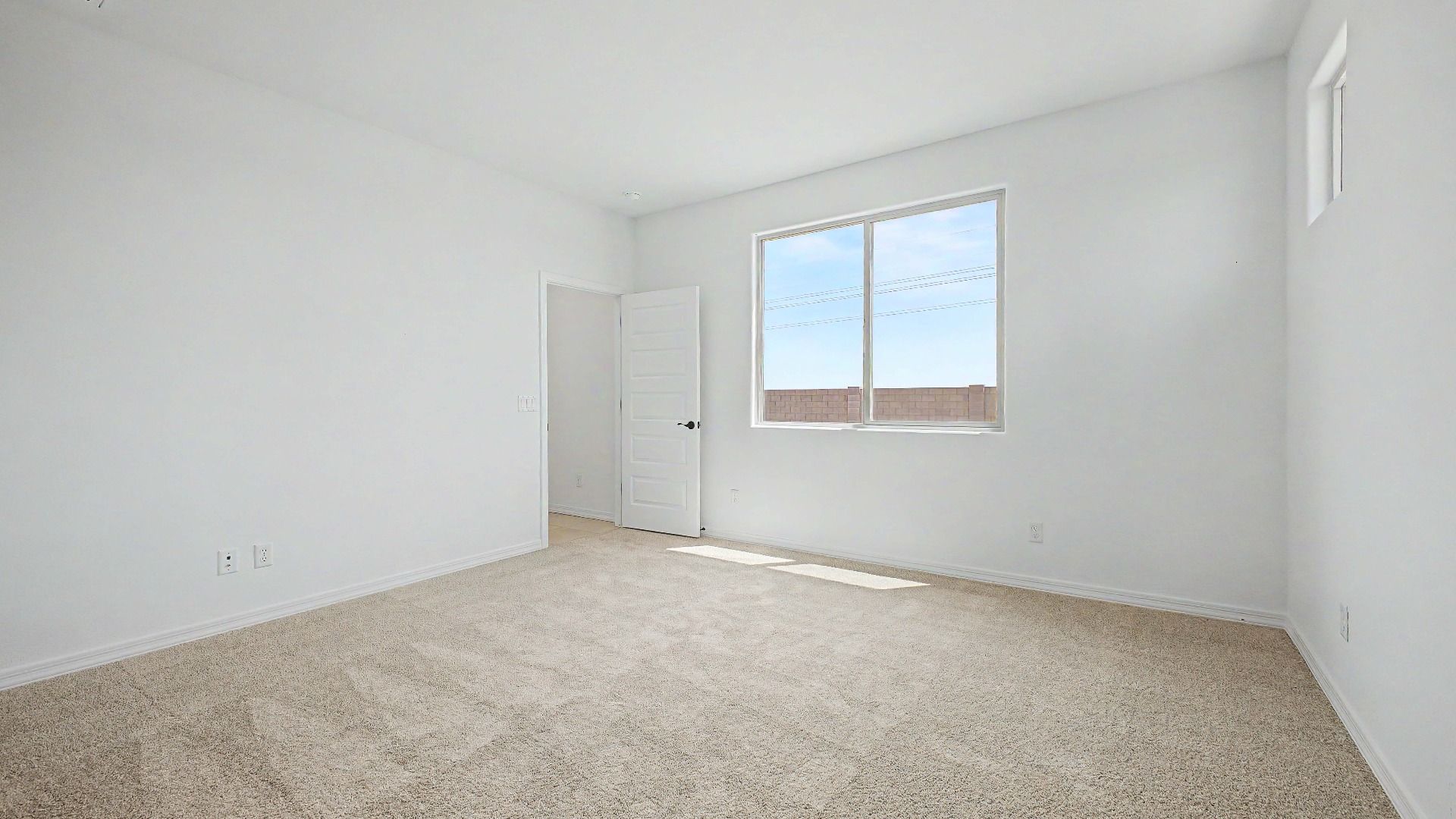 Relaxing primary suite in this quick move-in home by DRB Homes at Saguaro Hills at Vistancia, 32371 N 123rd Dr, Peoria, AZ.