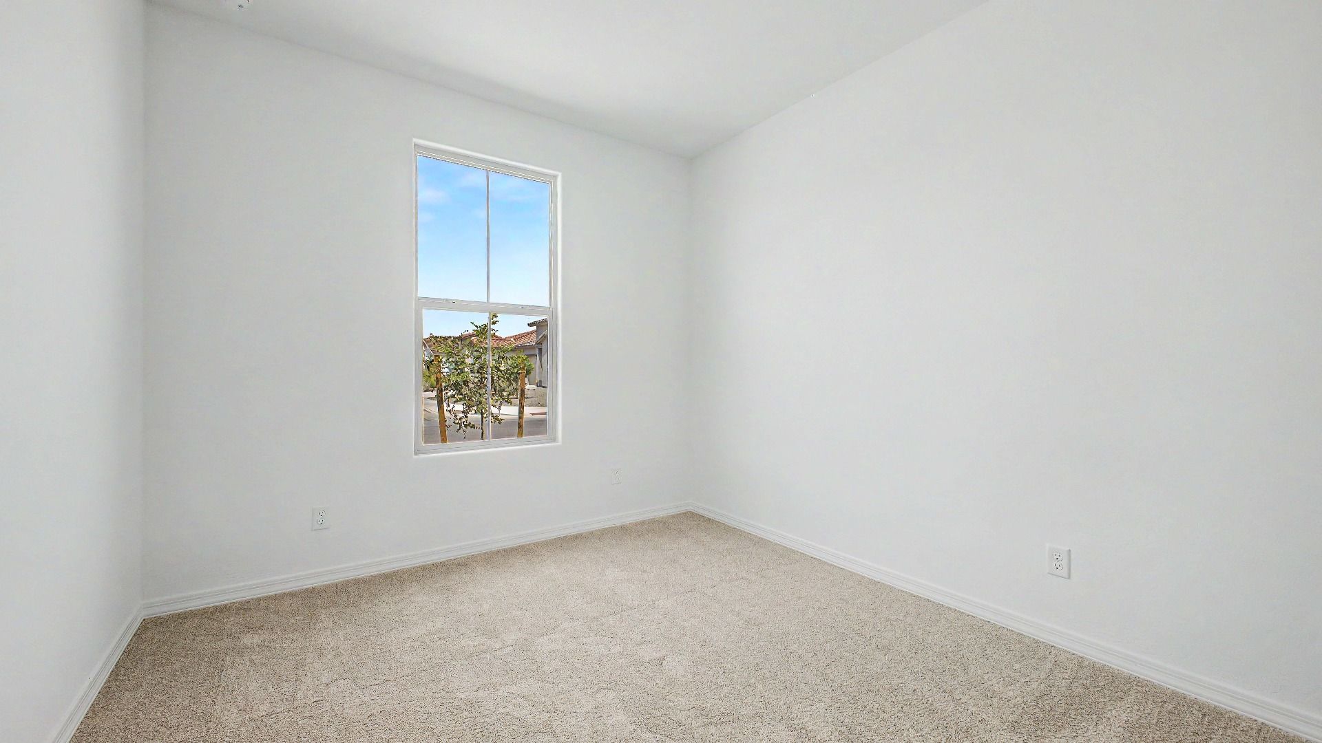 Versatile secondary bedroom in this quick move-in home by DRB Homes at Saguaro Hills at Vistancia, 32371 N 123rd Dr.