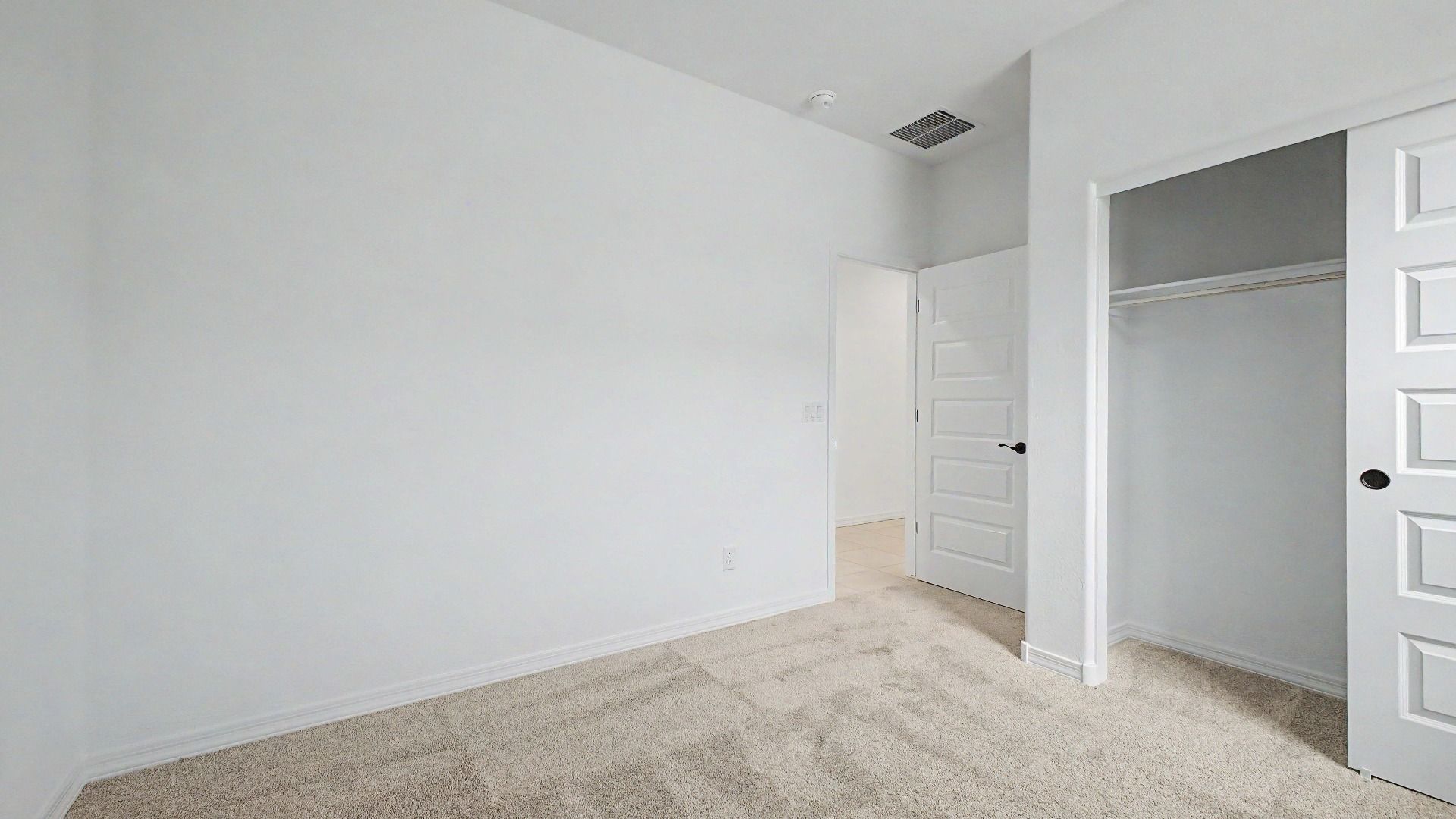Versatile secondary bedroom & closet in this quick move-in home by DRB Homes at Saguaro Hills at Vistancia, 32371 N 123rd Dr.