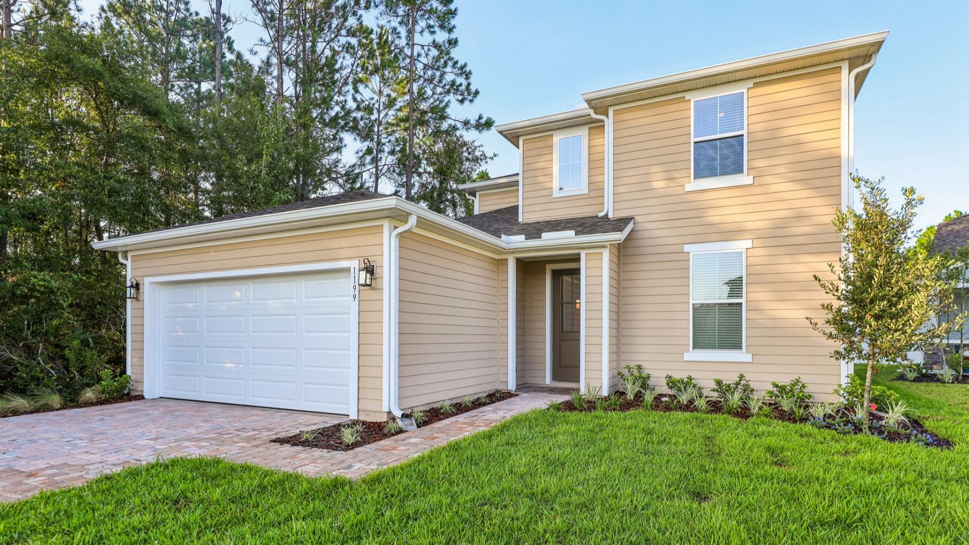 Stranahan Floor Plan Front Exterior by DRB Homes in Panther Creek, FL