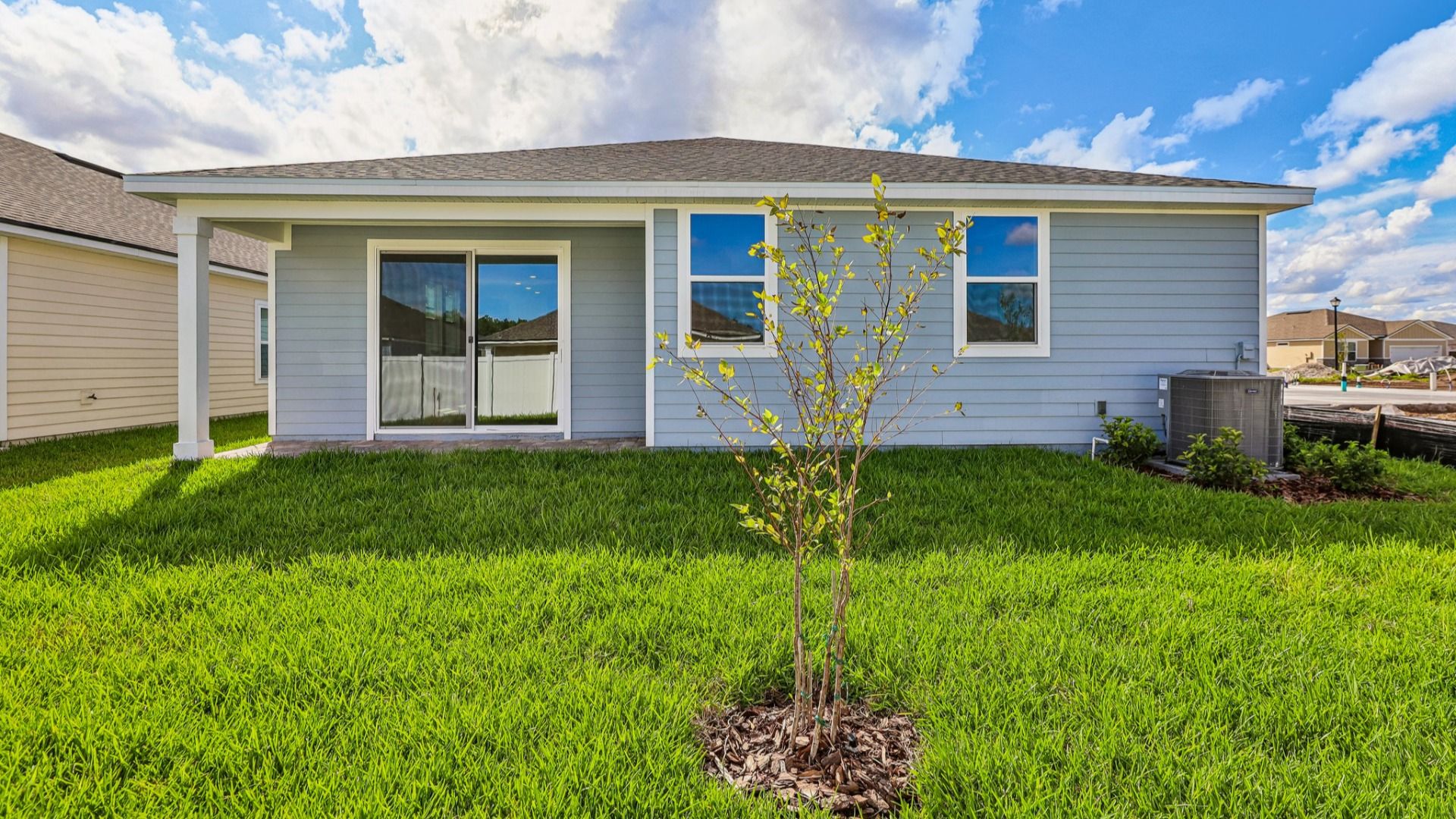 Fleetwood Floor Plan Back Exterior by DRB Homes in Panther Creek community in Jacksonville, FL