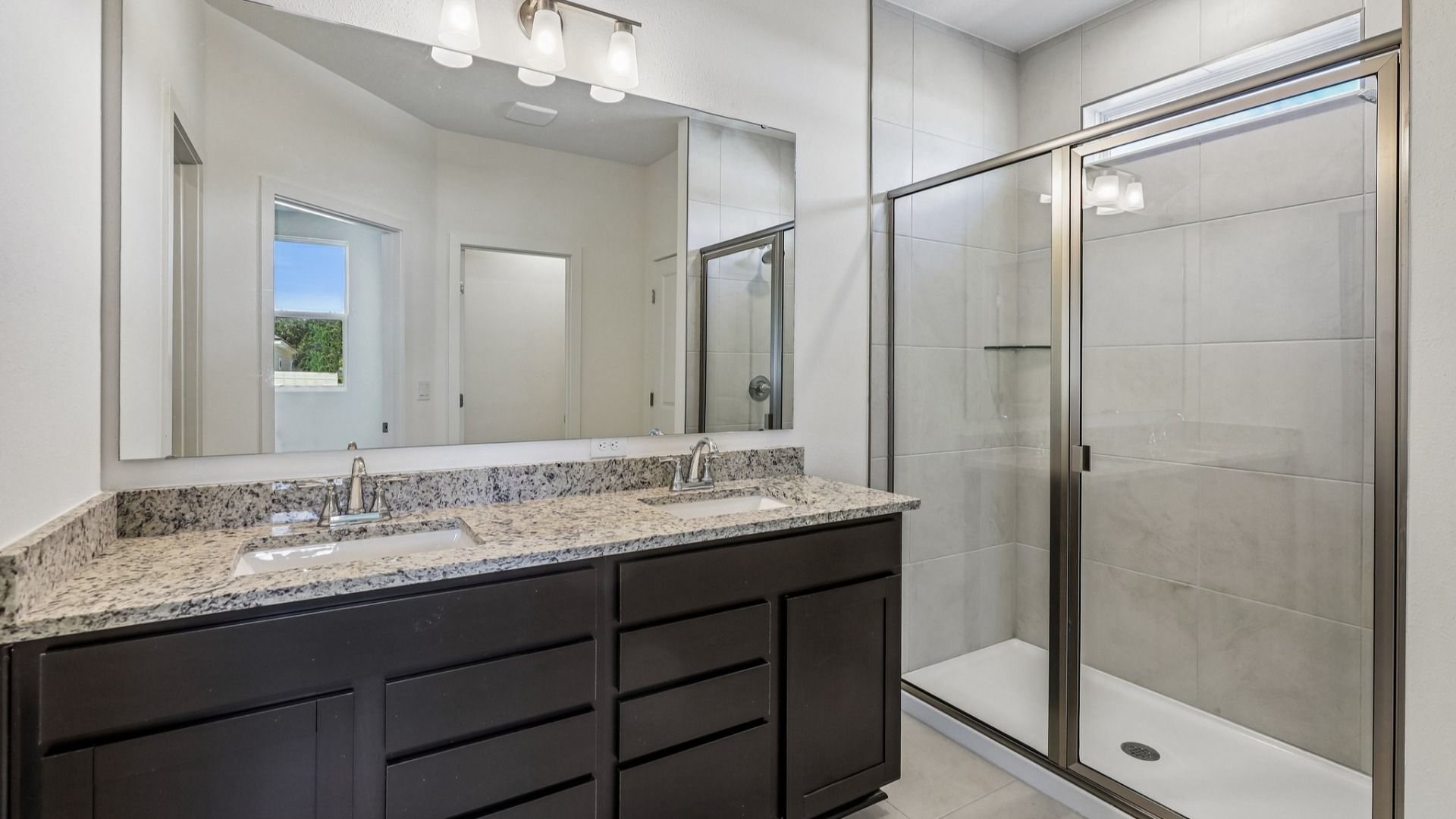 Fleetwood Floor Plan Primary Bathroom by DRB Homes in Panther Creek in Jacksonville, FL