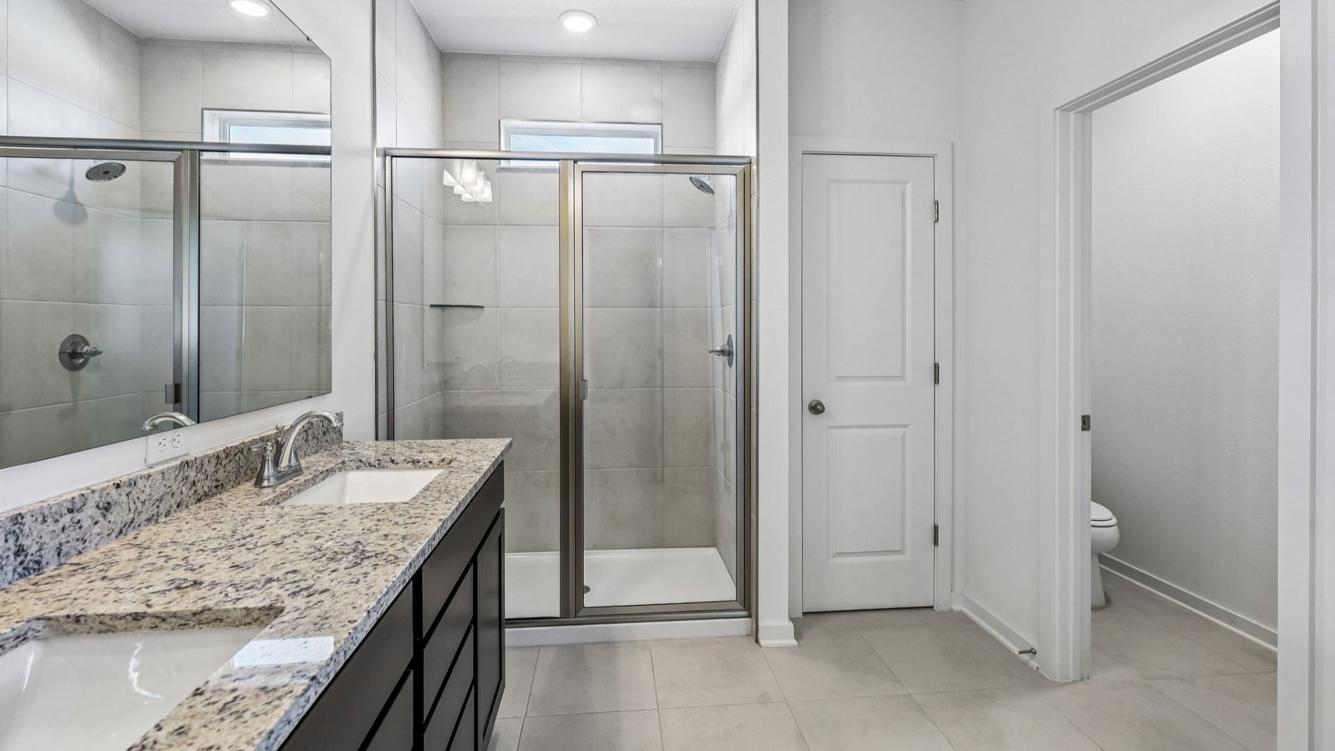 Fleetwood Floor Plan Primary Bathroom by DRB Homes in Panther Creek in Jacksonville, FL
