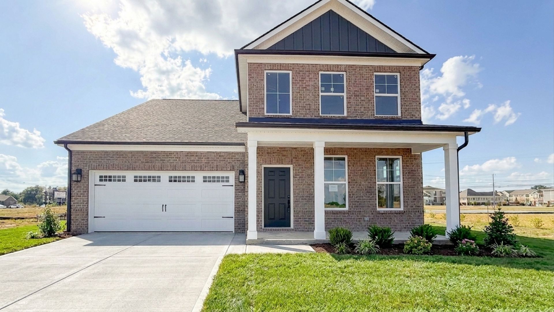 Homesite 2 Exterior featuring the Lassiter home plan, built at McClure Farms in Columbia, TN