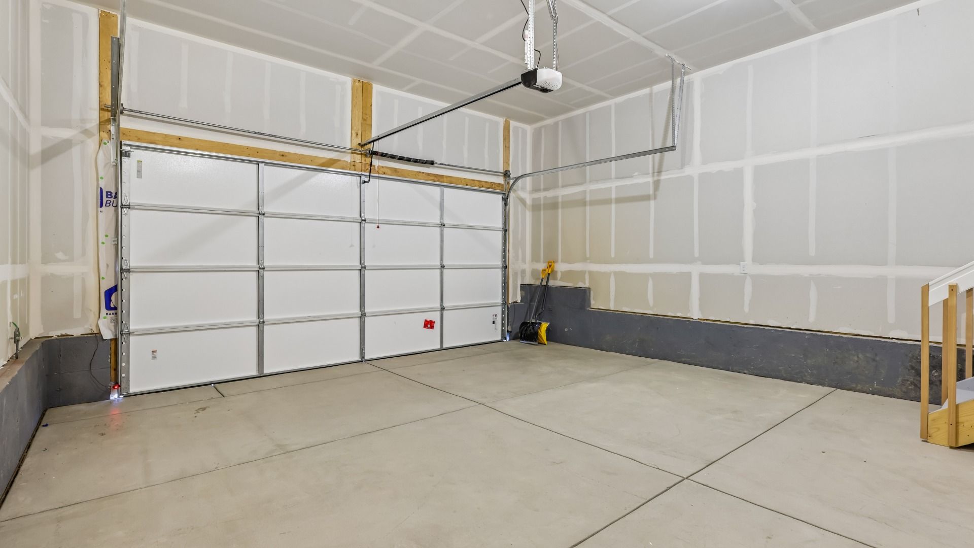 Spacious garage designed for everyday convenience