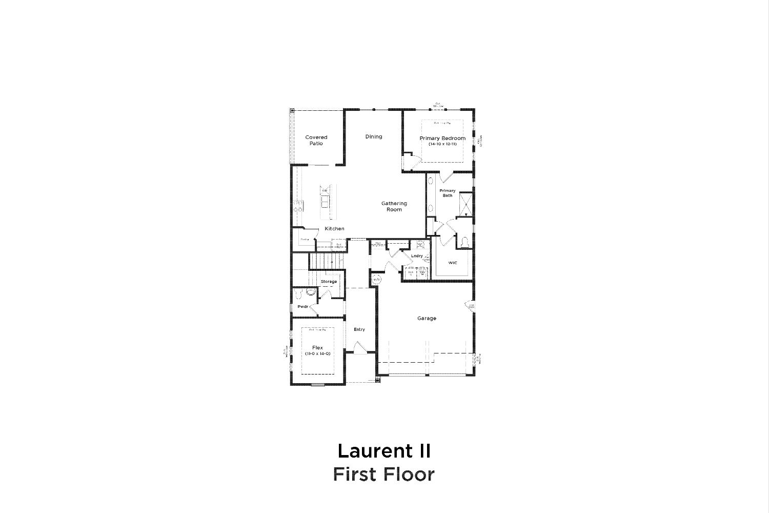 Laurent II first floor plan.