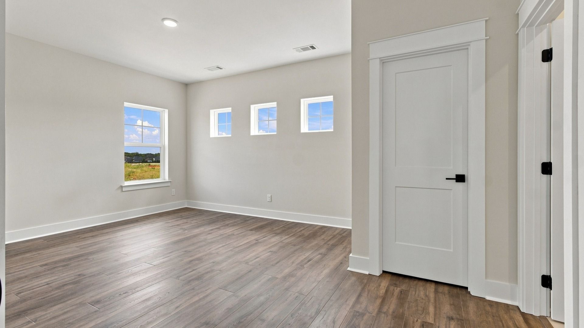 View from windows of upstairs living area.