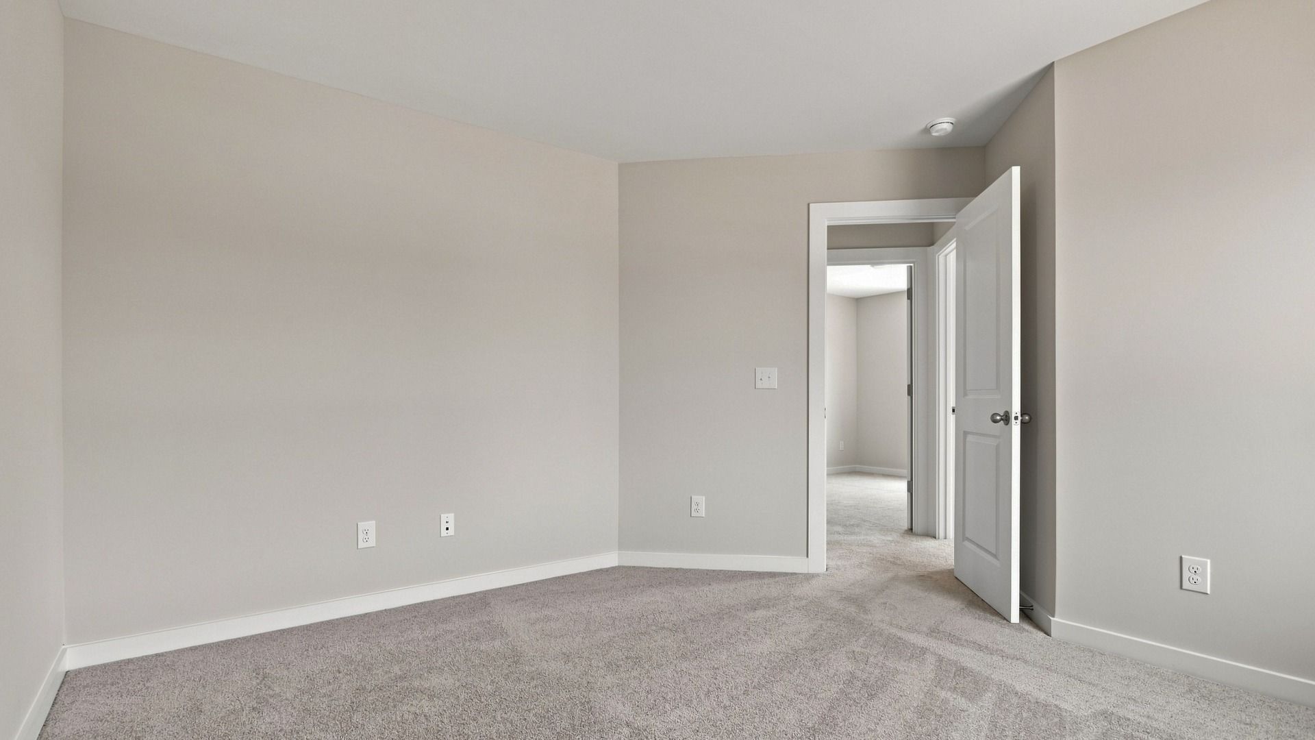 View from wall of spacious secondary room