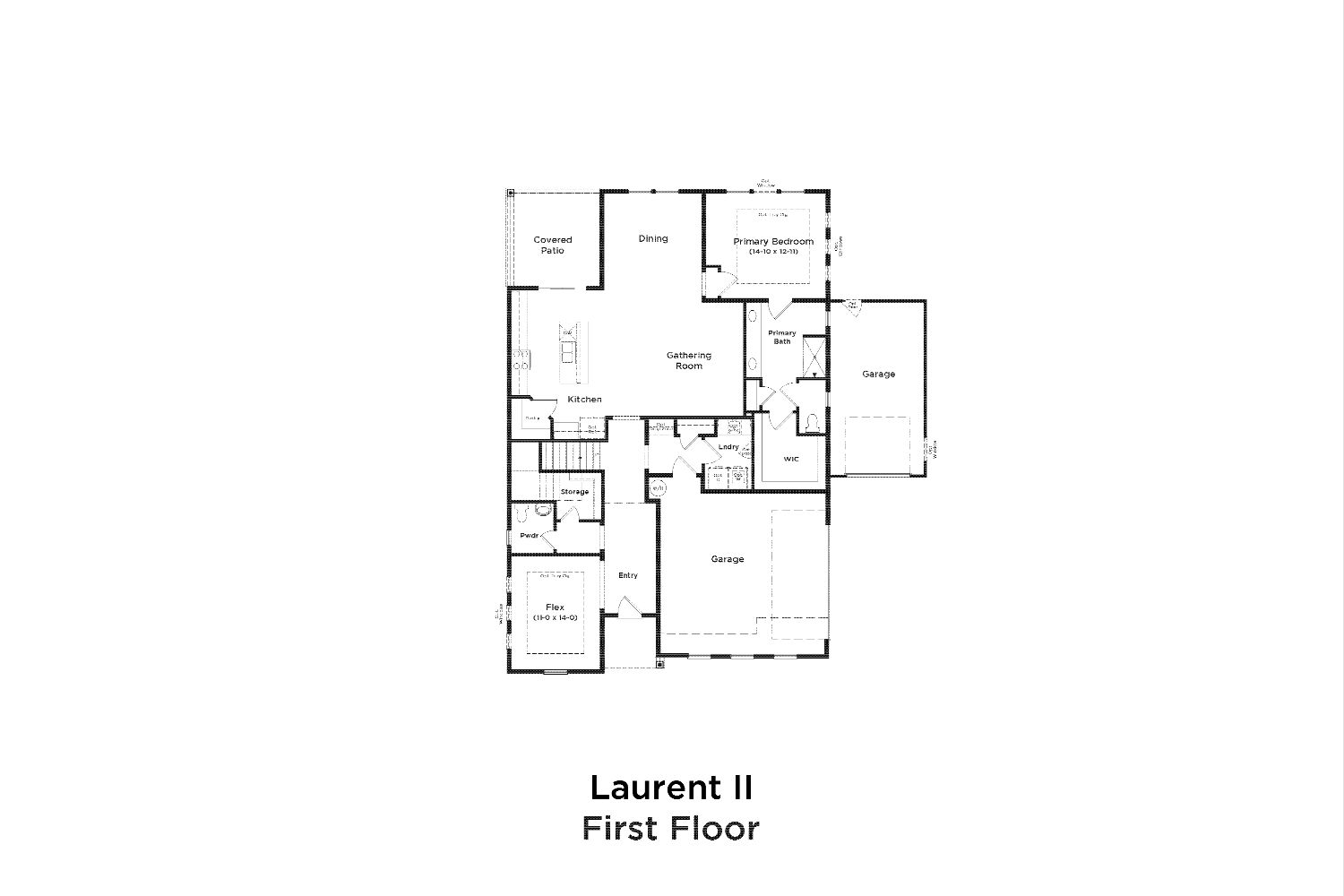 Laurent II Plan First Floor