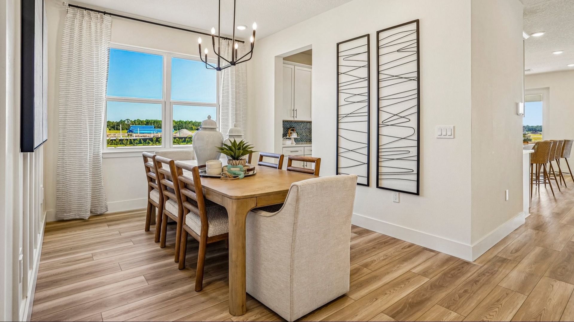 Oleander Floor Plan Dining Area by DRB Homes in Ardisia Park in New Smyrna Beach, FL