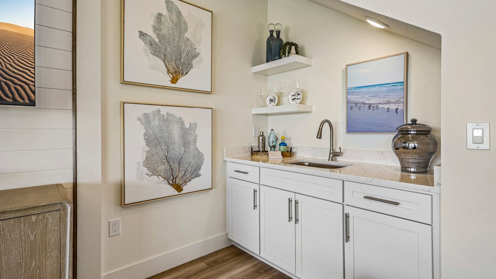 Oleander Floor Plan Wet Bar by DRB Homes in Ardisia Park in New Smyrna Beach, FL