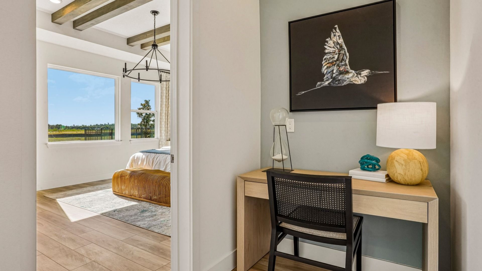 Oleander Study Space off of the Primary Suite DRB Homes in Ardisia Park in New Smyrna Beach, FL