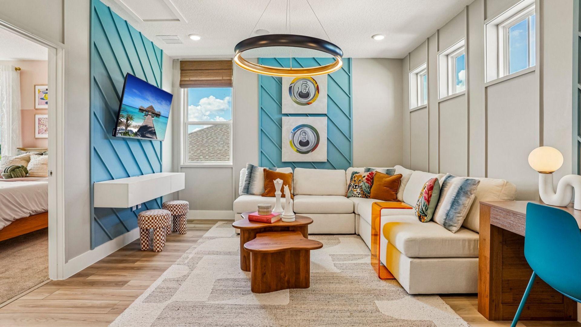 Oleander Second Floor Loft Space by DRB Homes in Ardisia Park in New Smyrna Beach, FL
