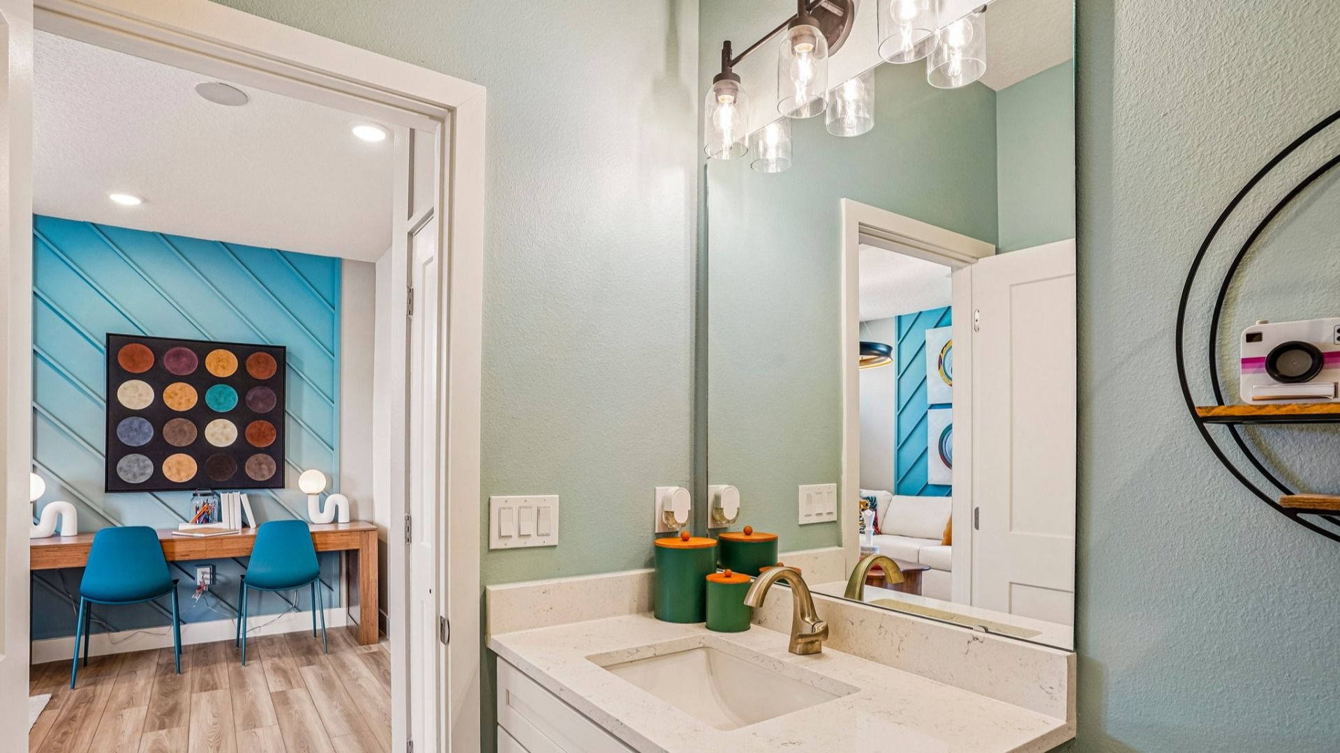 Oleander Second Floor Loft Space Secondary Suite Bathroom by DRB Homes in Ardisia Park in New Smyrna Beach, FL